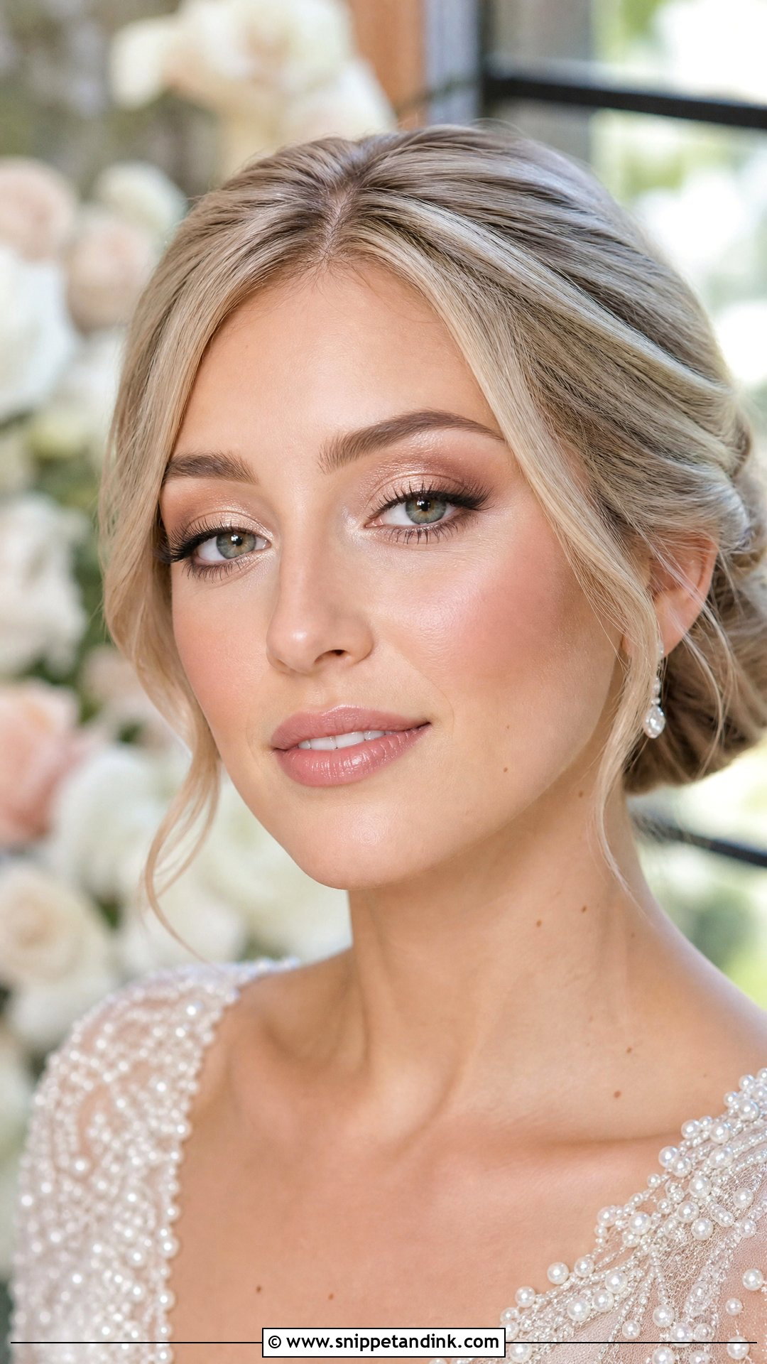 Champagne Eye Wedding Makeup - Snippet and Ink - 25 Natural Glam Wedding Make Up Ideas