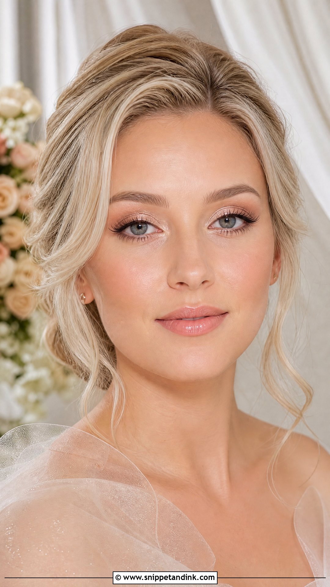 Champagne Eye Wedding Makeup - Snippet and Ink - 25 Simple Makeup Looks for Wedding