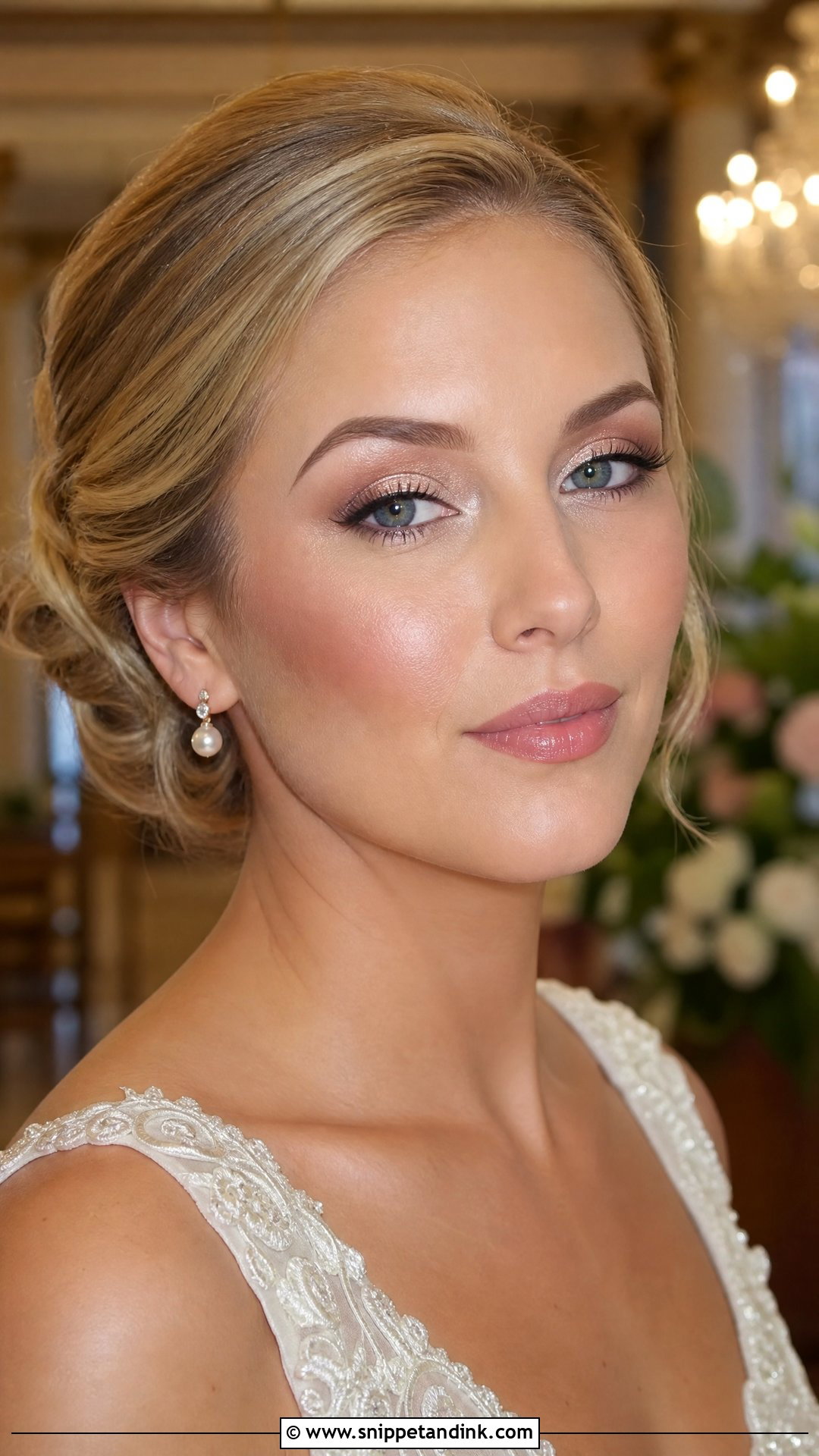 Champagne Eye Wedding Makeup - Snippet and Ink - 25 Timeless Wedding Makeup Ideas