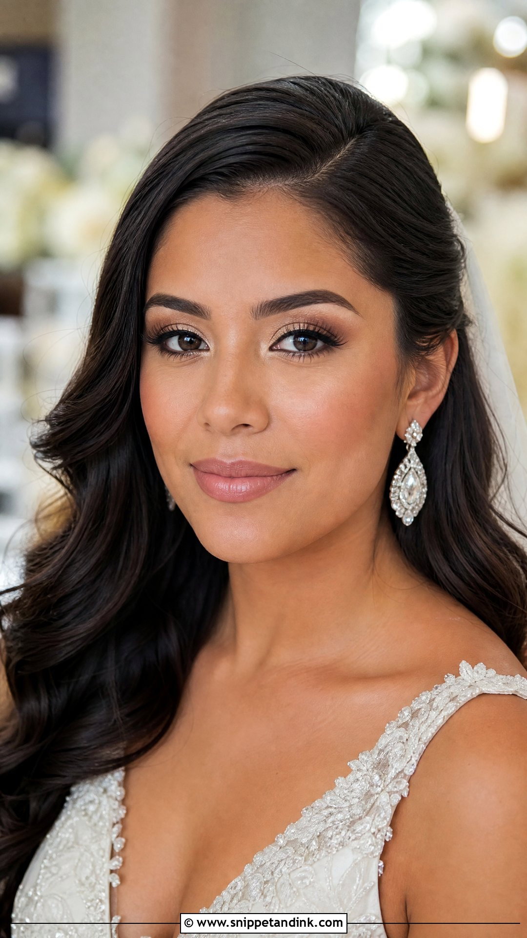 Champagne Eye Wedding Makeup For Brunettes - Snippet and Ink - 20 Natural Wedding Makeup for Brown Eyes Brunettes