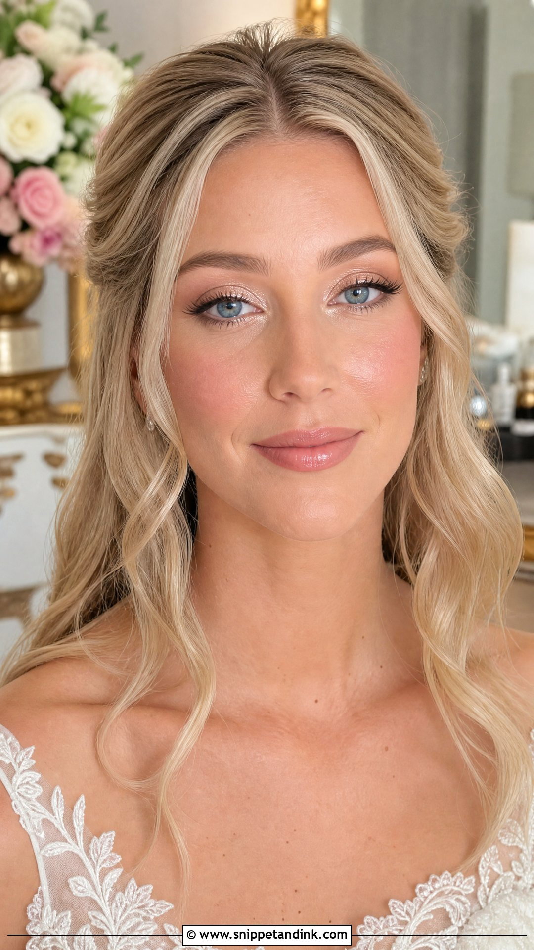 Champagne Eye Wedding Makeup - Snippet and Ink - 20 Basic Wedding Makeup Ideas