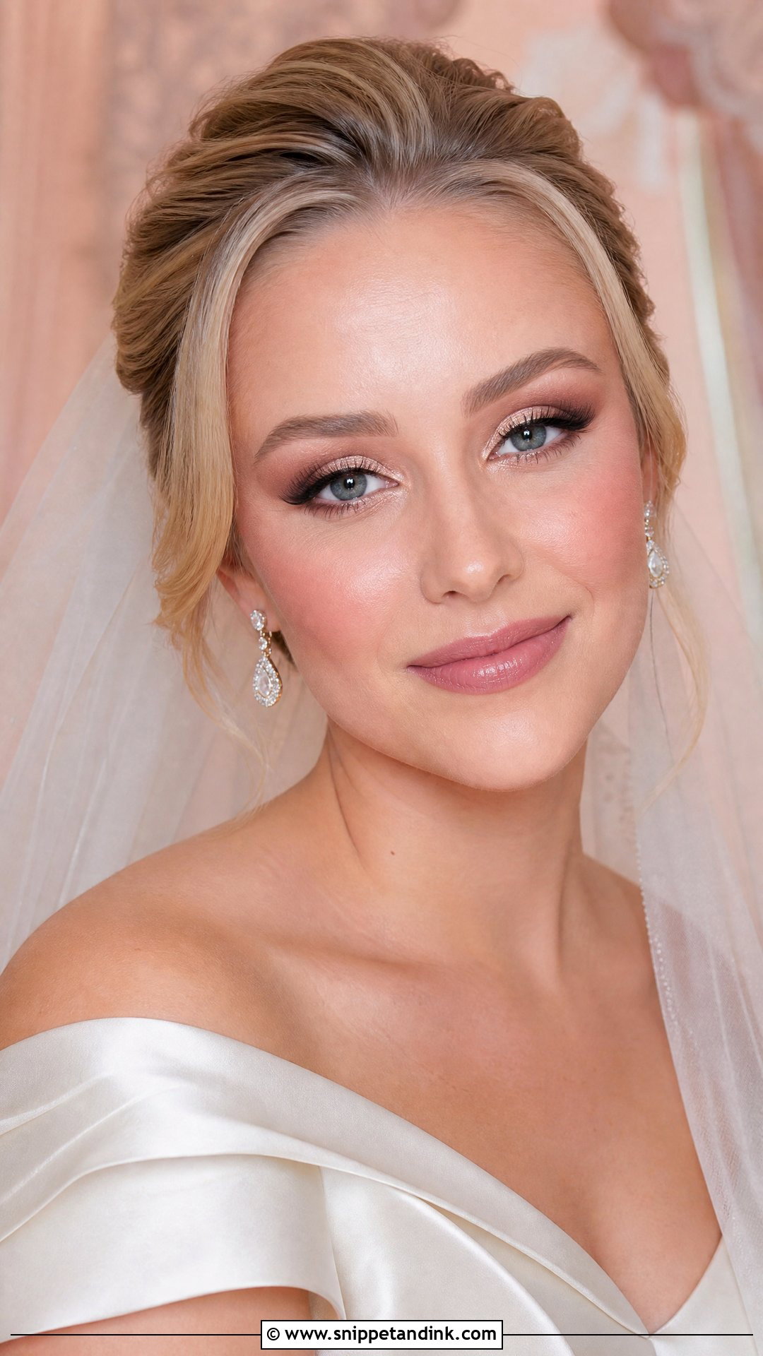 Champagne Glam Wedding Makeup - Snippet and Ink - 20 Heavy Wedding Makeup Ideas