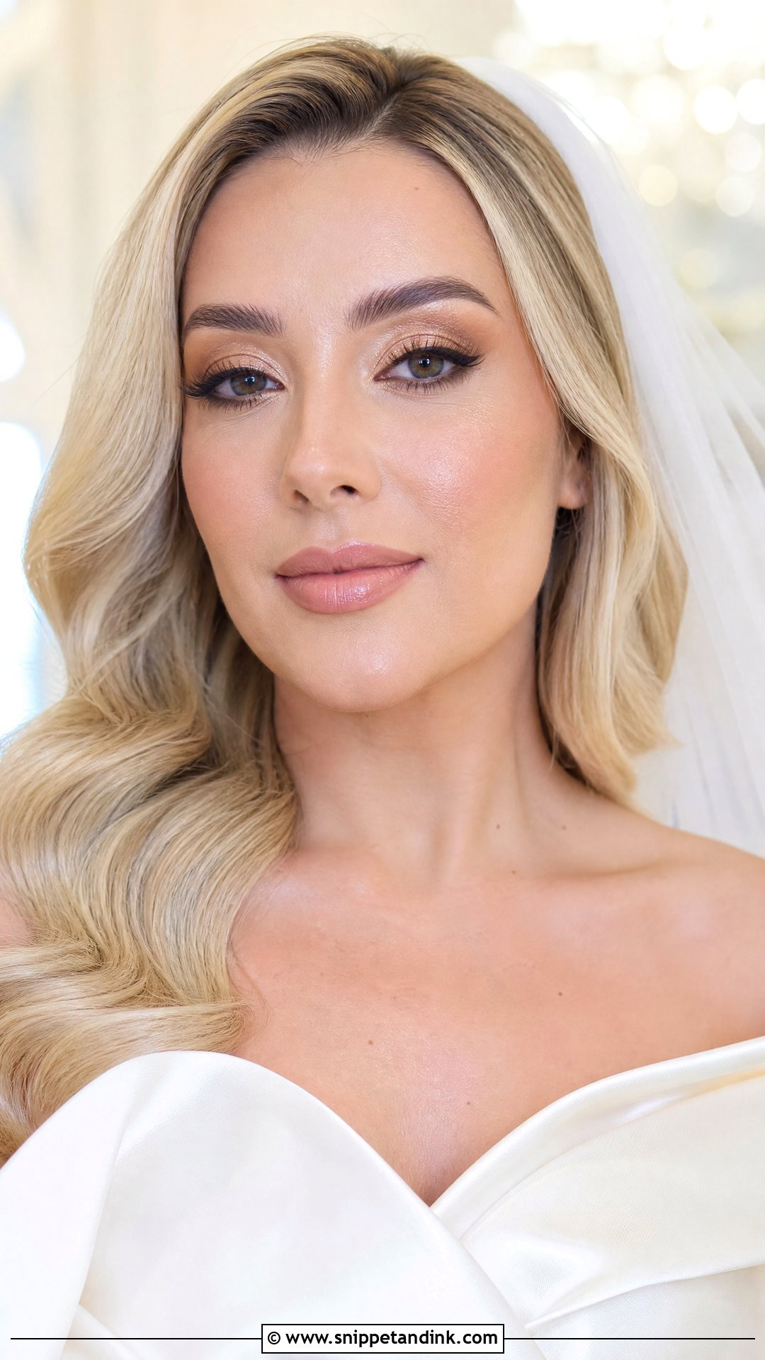 Champagne Glow Wedding Makeup - Snippet and Ink - 25 Glowy Wedding Makeup Ideas