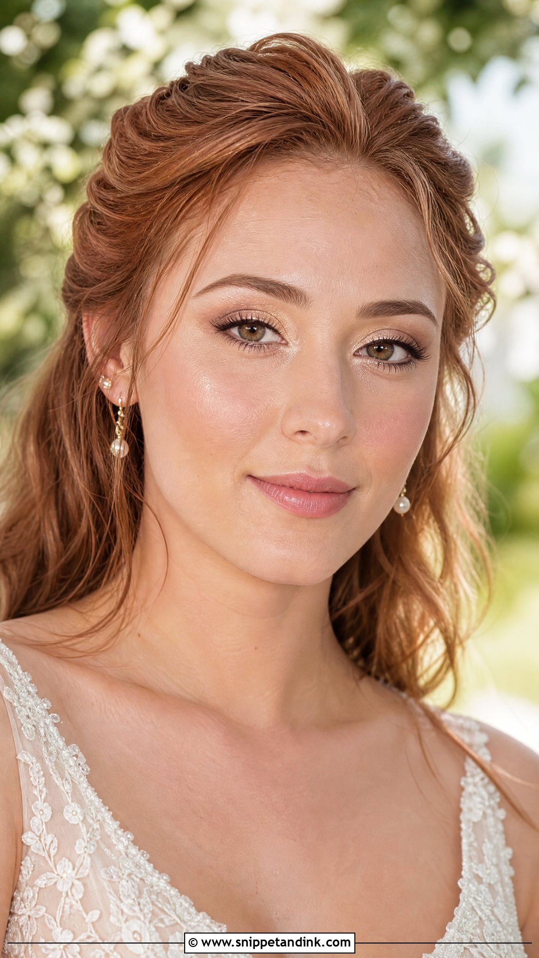 Champagne Gold Wedding Makeup - Snippet and Ink - 20 Golden Wedding Makeup Ideas