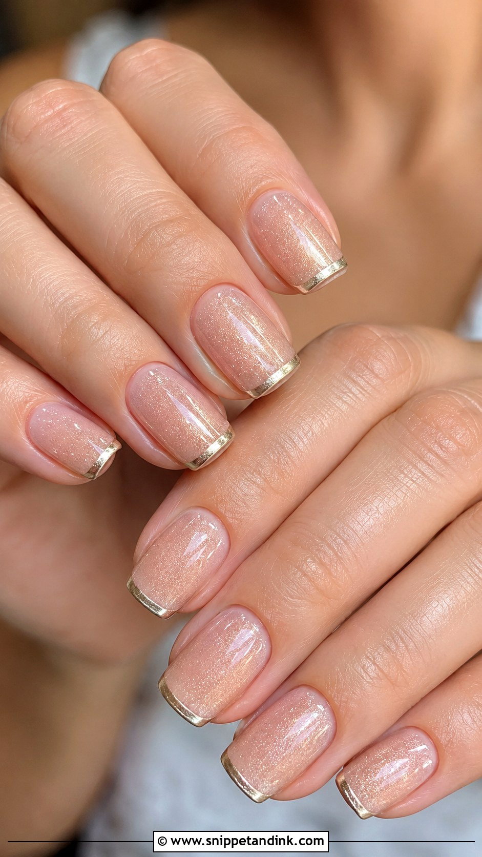 Champagne Gold Wedding Nails - Snippet and Ink - 20 Golden Wedding Nails