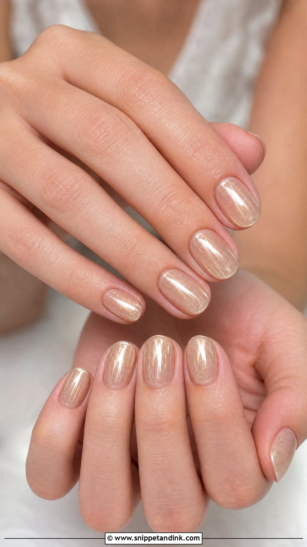 Champagne Gold Wedding Nails - Snippet and Ink - 25 Gold Wedding Nails