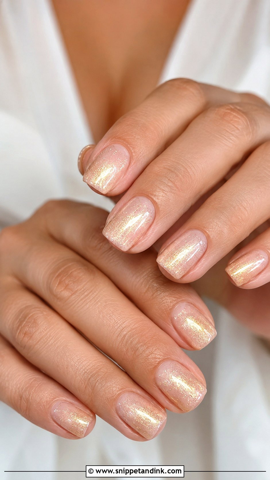 Champagne Gold Wedding Nails - Snippet and Ink - 20 Gold Wedding Nails for Bride