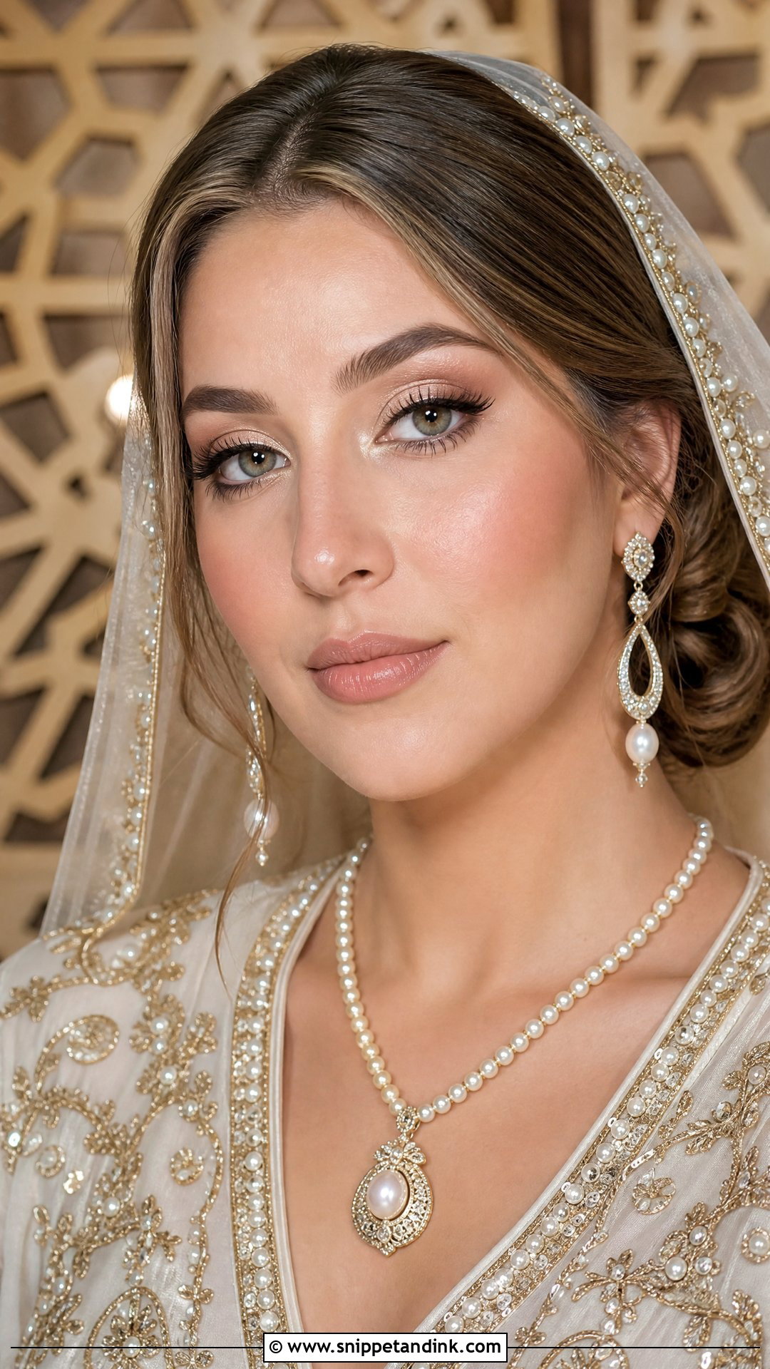 Champagne Nikkah Bridal Makeup - Snippet and Ink - 20 Nikkah Bridal Makeup Looks