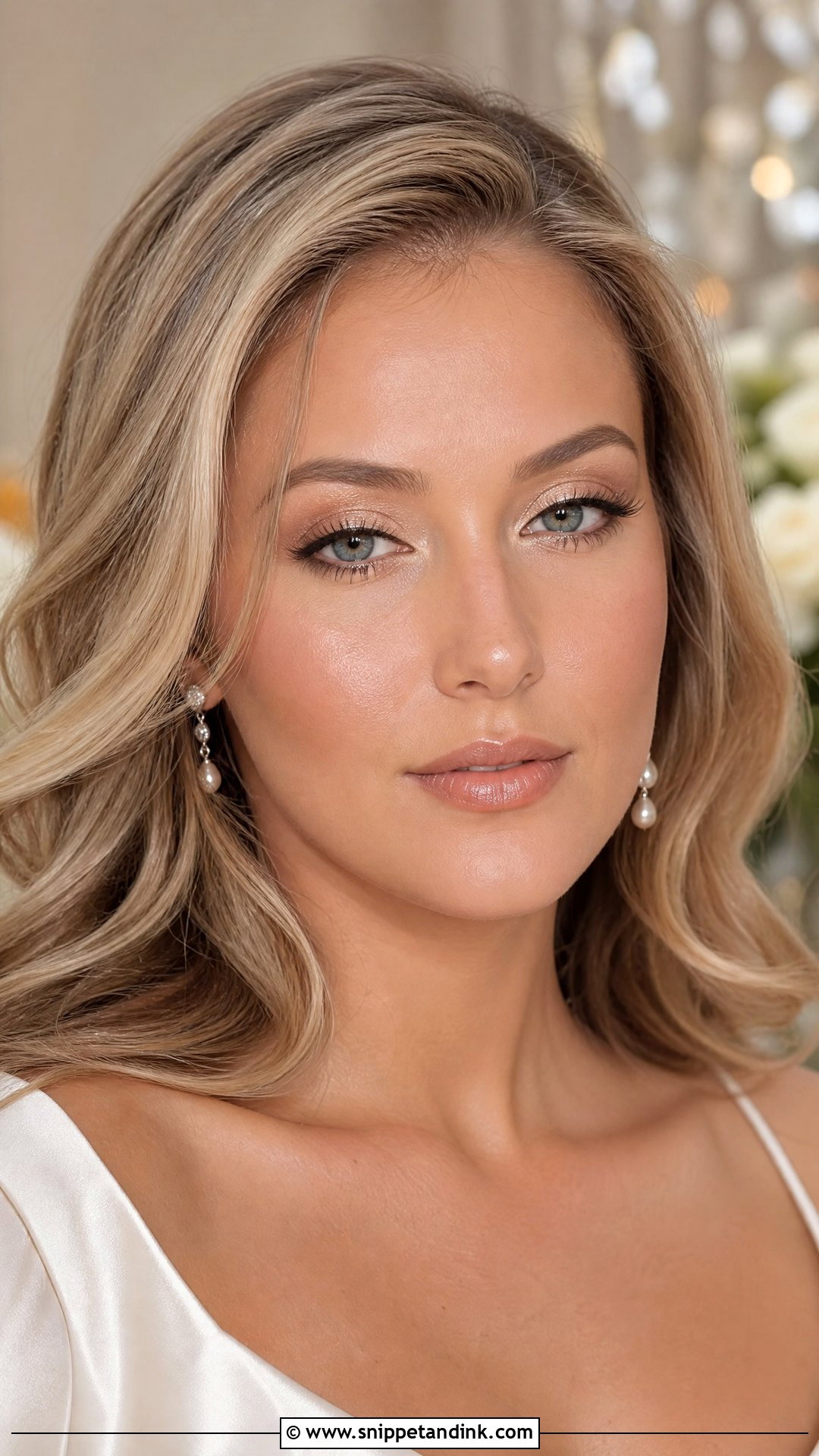 Champagne Nude Wedding Makeup - Snippet and Ink - 20 Nude Wedding Makeup Ideas