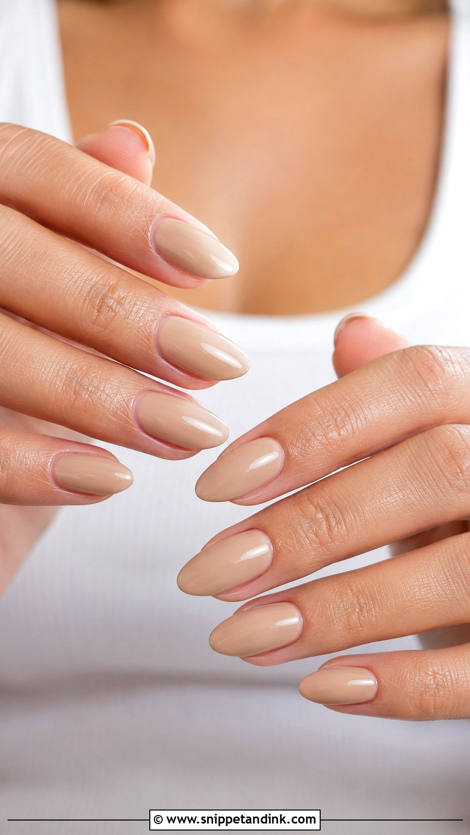Champagne Nude Wedding Nails - Snippet and Ink - 20 Plain Wedding Nails