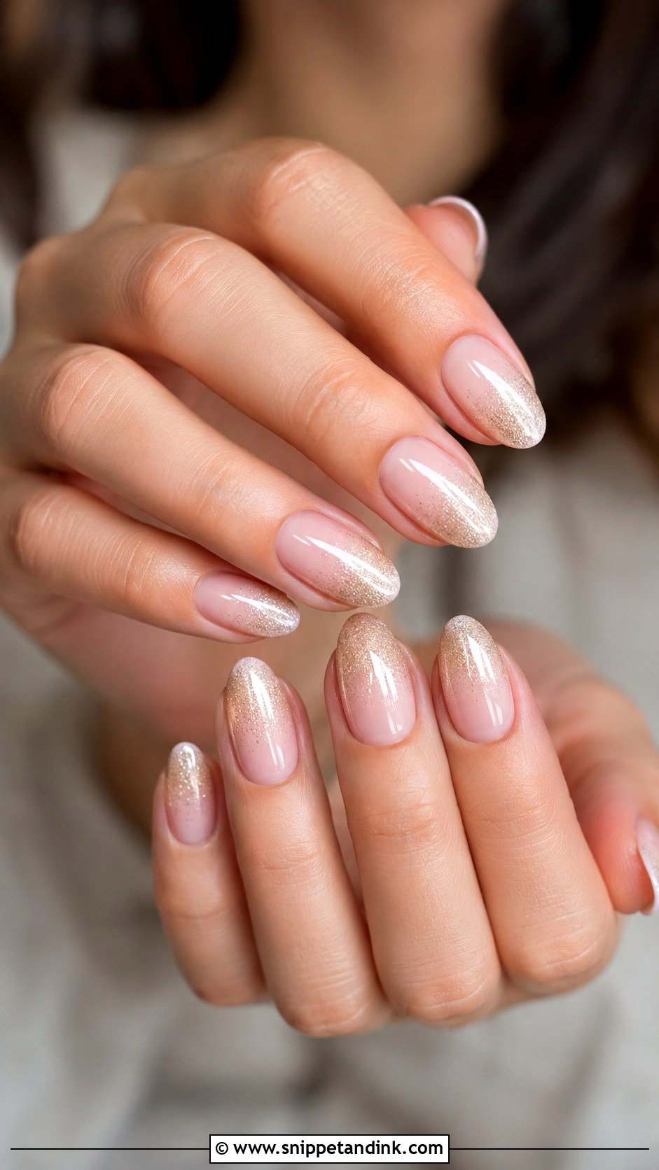 Champagne Ombre Wedding Nails - Snippet and Ink - 20 Ombre Wedding Nails for Bride