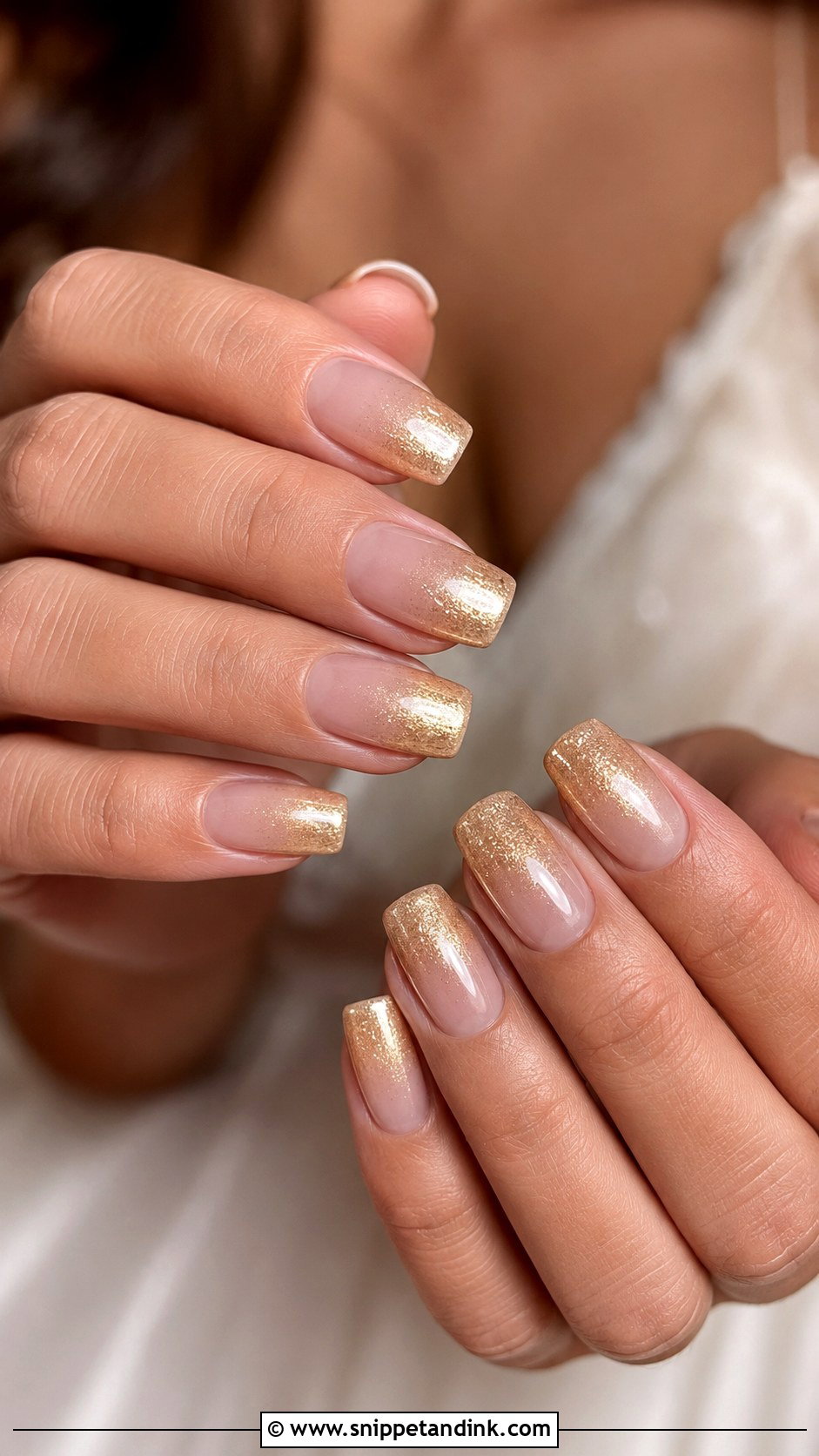 Champagne Ombre Wedding Nails - Snippet and Ink - 20 Ombre Nails for Wedding