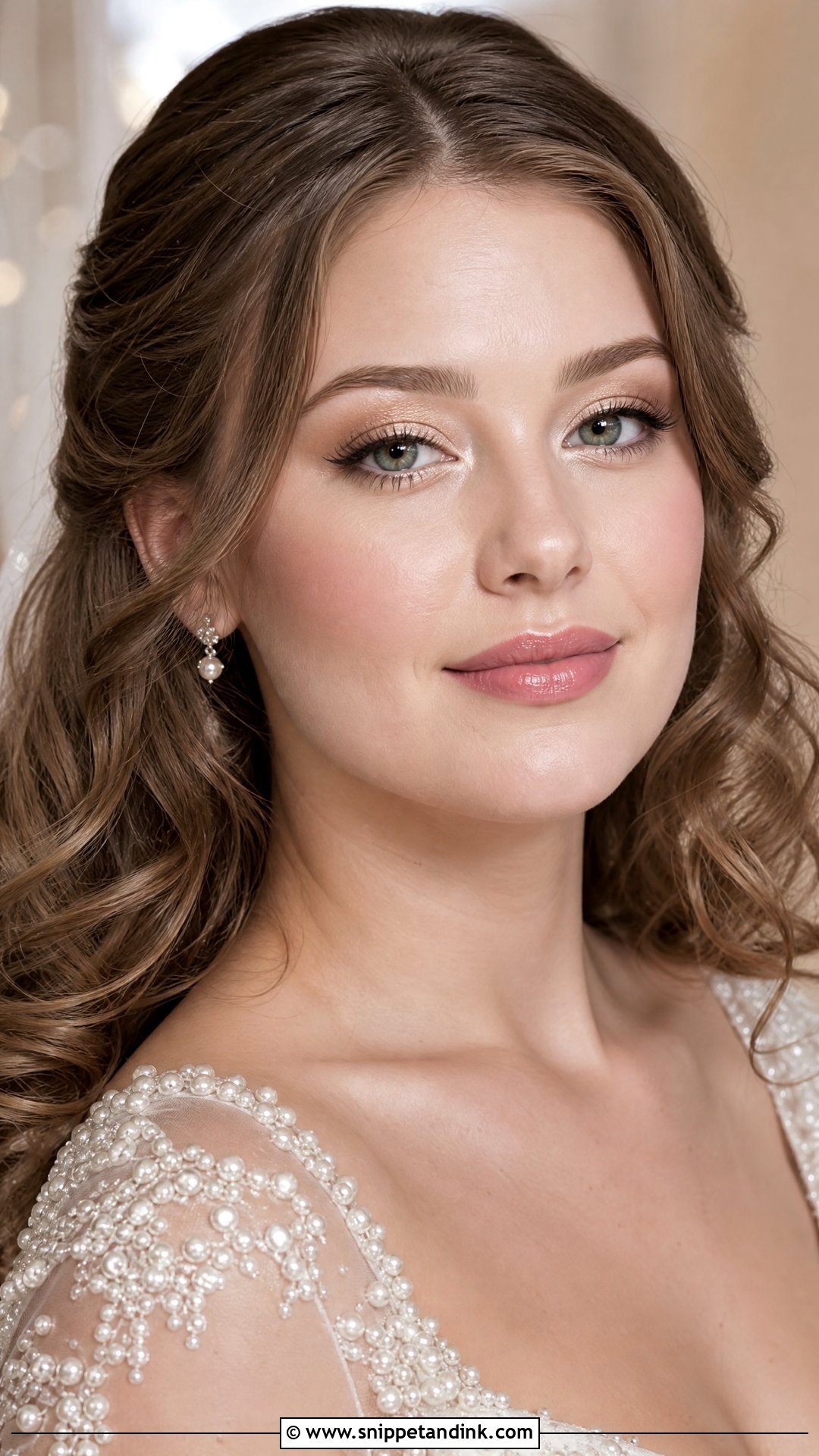 Champagne Pale Bridal Makeup - Snippet and Ink - 20 Pale Bridal Makeup Ideas