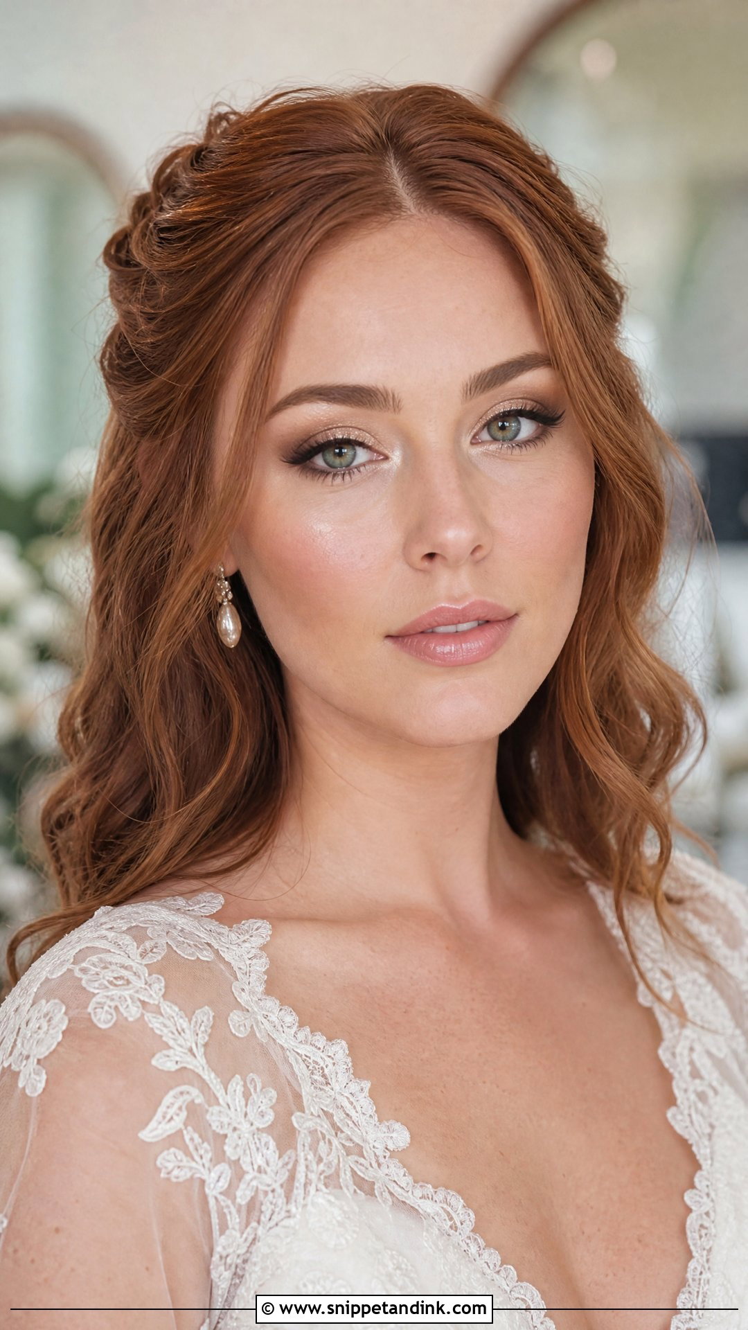 Champagne Shimmer Bridal Makeup - Snippet and Ink - 20 Sultry Bridal Makeup Ideas