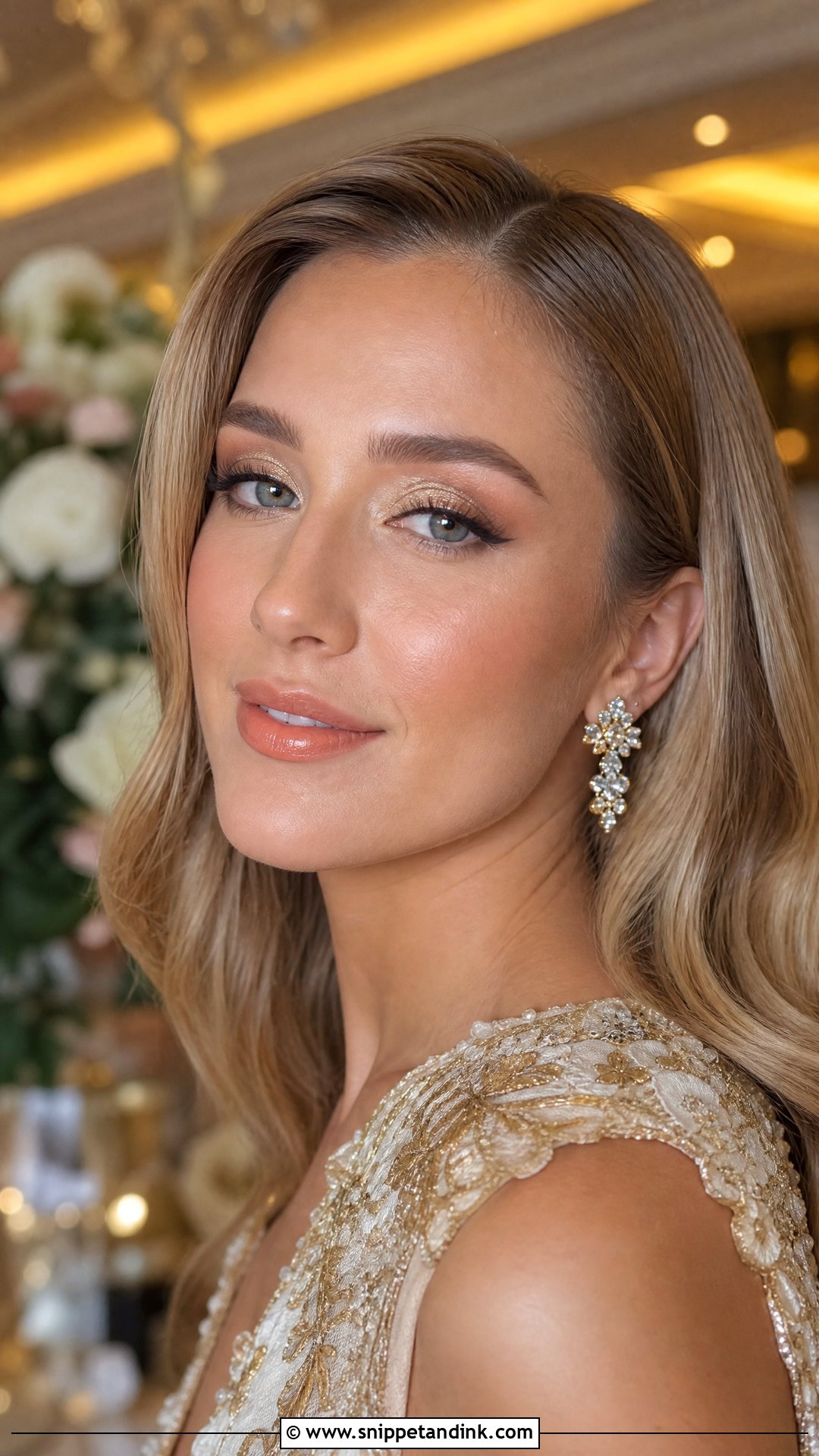 Champagne Shimmer Bride Sister Makeup - Snippet and Ink - 20 Bride Sister Makeup Look Ideas