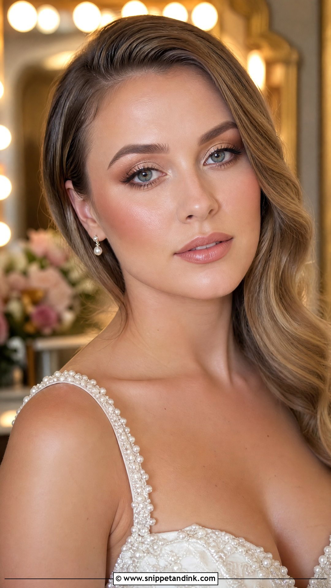 Champagne Shimmer Wedding Eye Makeup - Snippet and Ink - 20 Wedding Eye Makeup Ideas