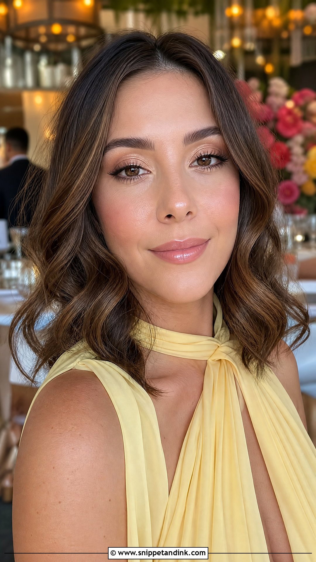 Champagne Shimmer Wedding Guest Makeup - Snippet and Ink - 25 Classy Makeup for Wedding Guest Ideas