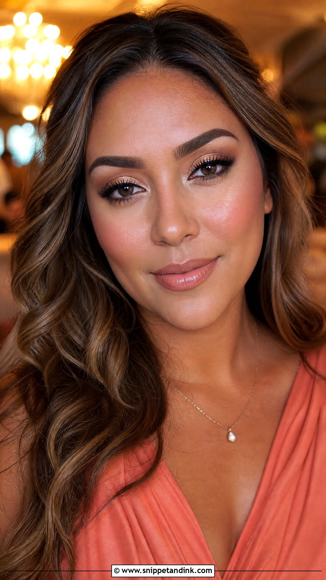 Champagne Shimmer Wedding Guest Makeup For Hooded Eyes - Snippet and Ink - 20 Wedding Guest Makeup Hooded Eyes