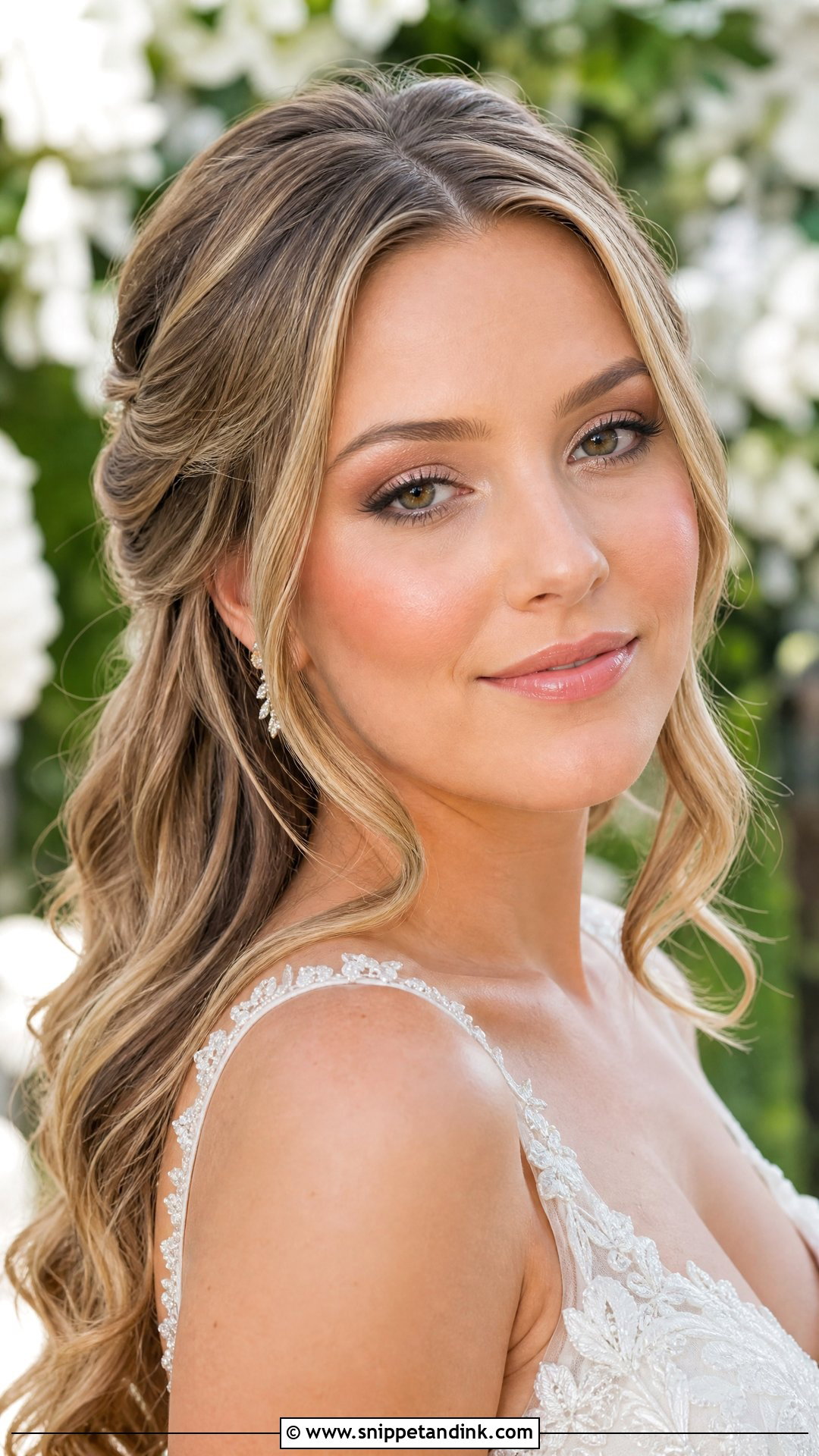 Champagne Smokey Bridal Makeup - Snippet and Ink - 20 Smokey Bridal Makeup Ideas