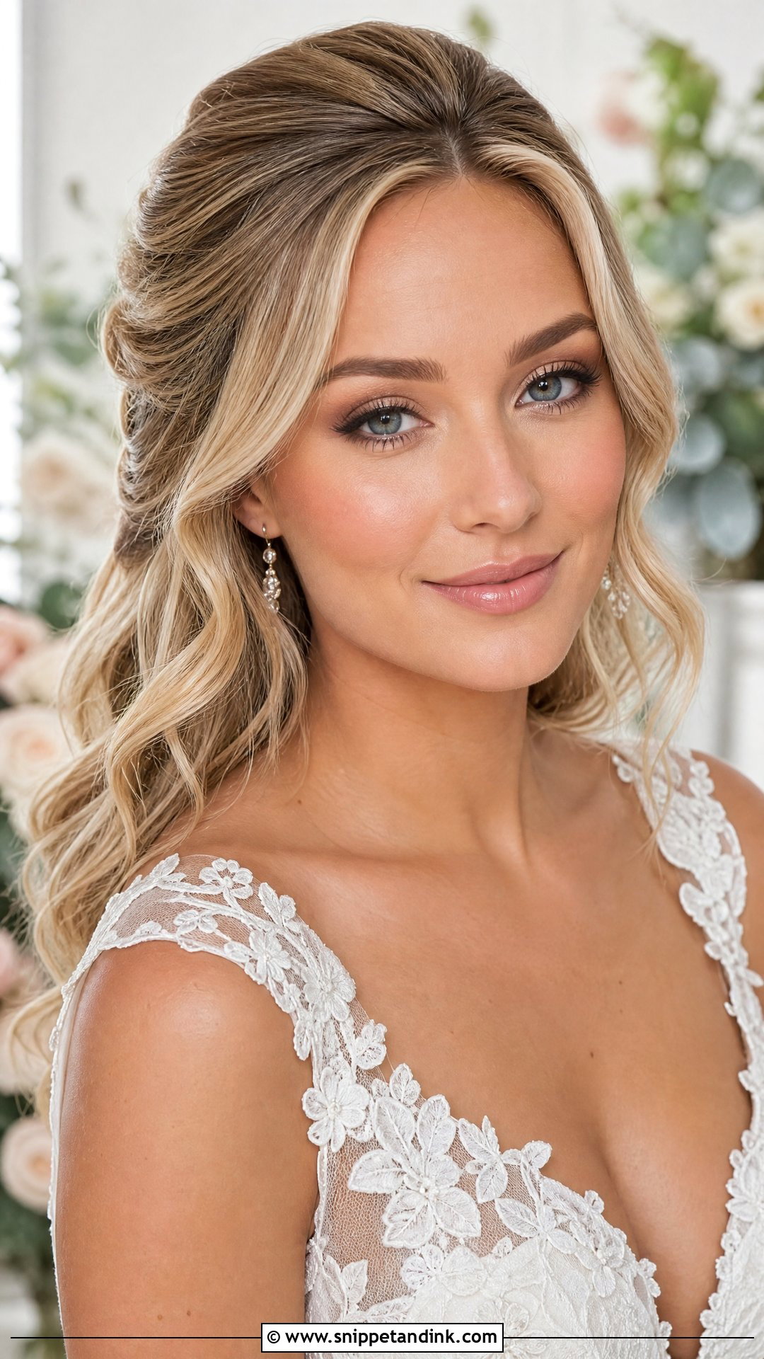 Champagne Smokey Eye Wedding Makeup - Snippet and Ink - 20 Smokey Eye Wedding Makeup Ideas