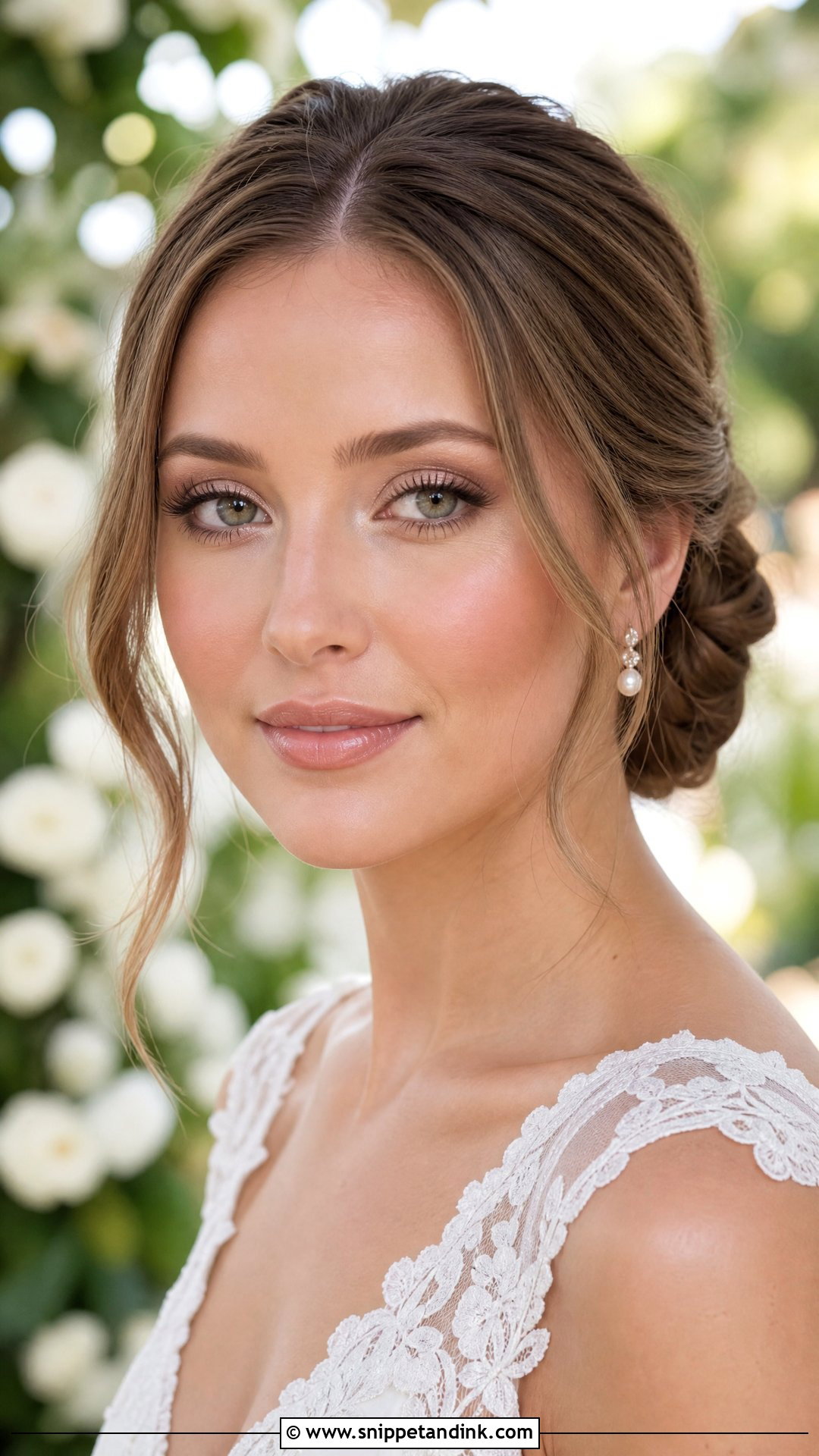 Champagne Smokey Wedding Makeup - Snippet and Ink - 20 Smokey Wedding Makeup Ideas