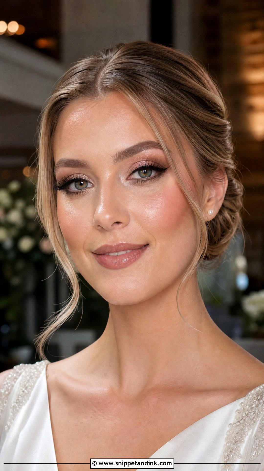 Champagne Smoky Wedding Makeup - Snippet and Ink - 20 Smoky Wedding Makeup Ideas