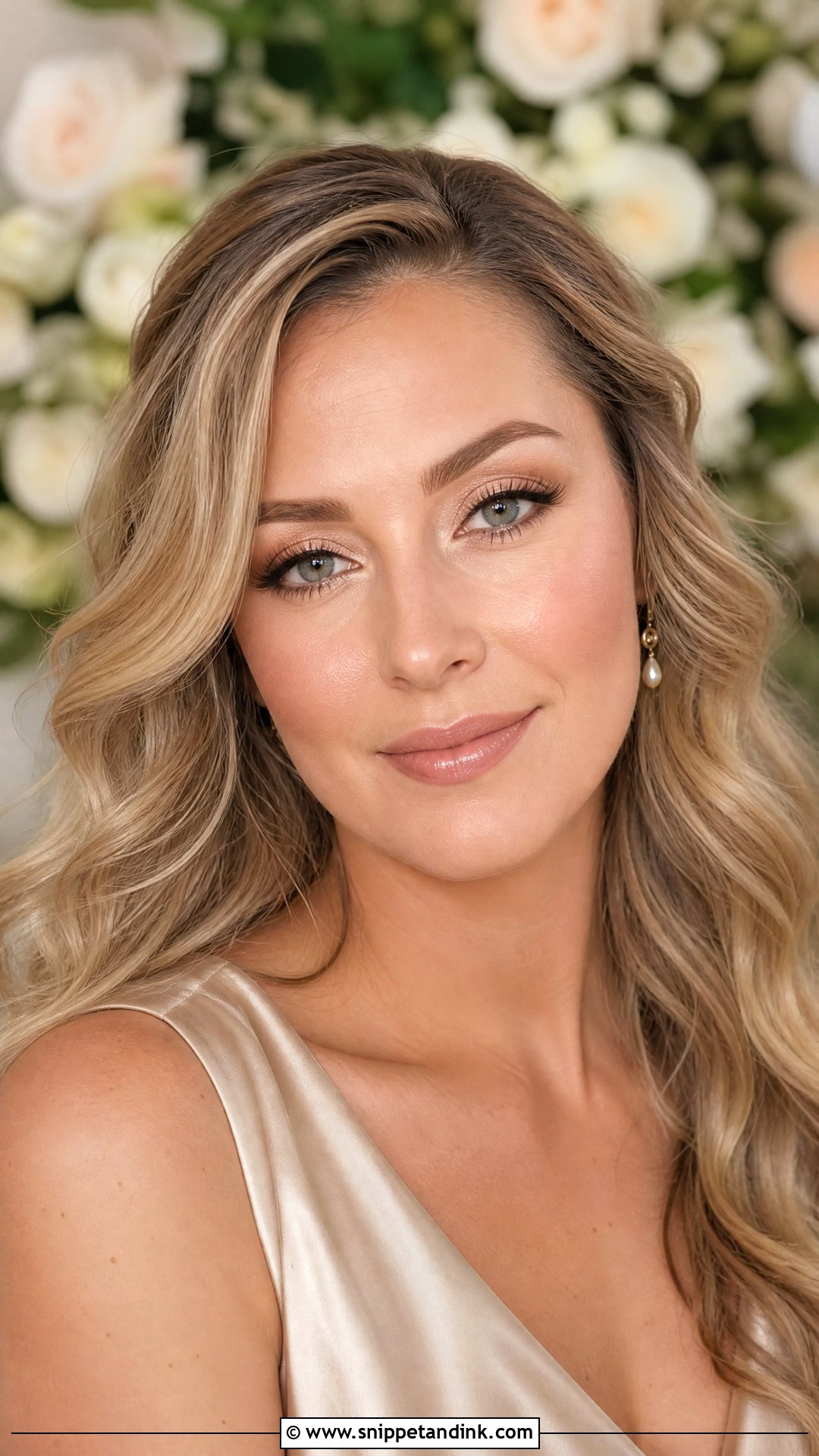 Champagne Soft Glam Bridesmaid Makeup - Snippet and Ink - 30 Soft Glam Bridesmaid Makeup Ideas