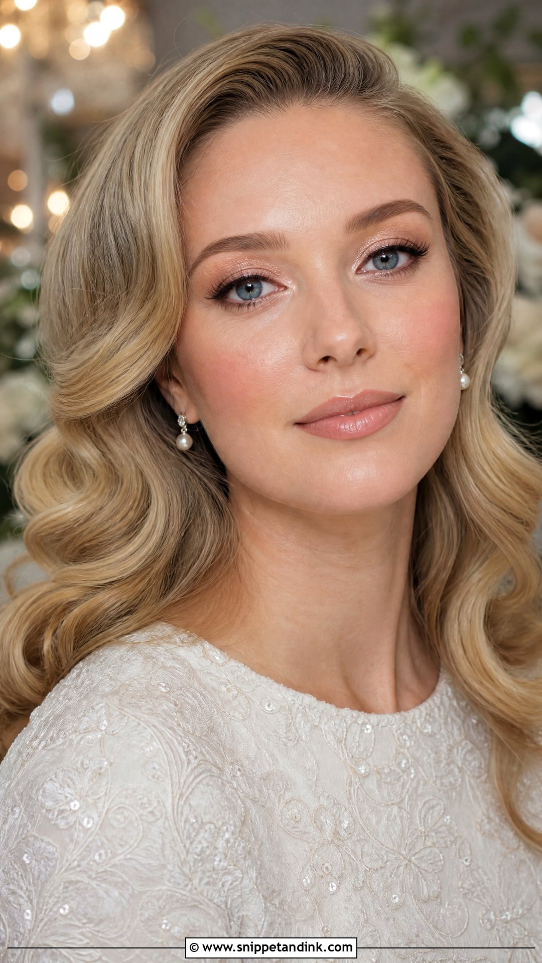 Champagne Spring Bridal Makeup - Snippet and Ink - 20 Spring Bridal Makeup Ideas