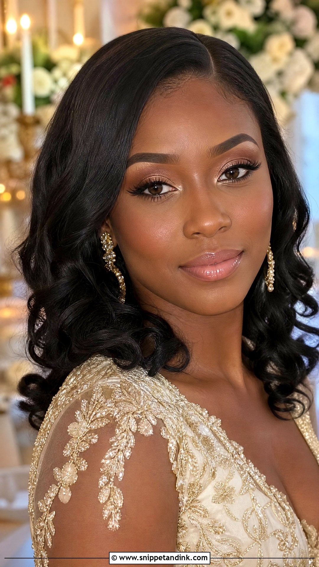 Champagne Summer Wedding Makeup for Brown Eyes - Snippet and Ink - 20 Summer Wedding Makeup for Brown Eyes
