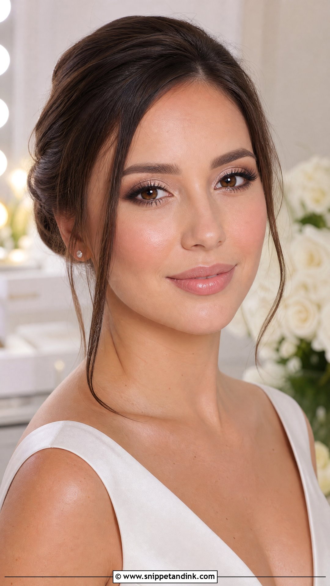 Champagne Wedding Eye Makeup for Brown Eyes - Snippet and Ink - 20 Wedding Eye Makeup for Brown Eyes