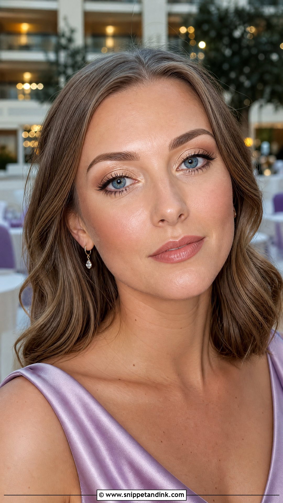 Champagne Wedding Guest Makeup For Blue Eyes - Snippet and Ink - 25 Wedding Guest Makeup for Blue Eyes