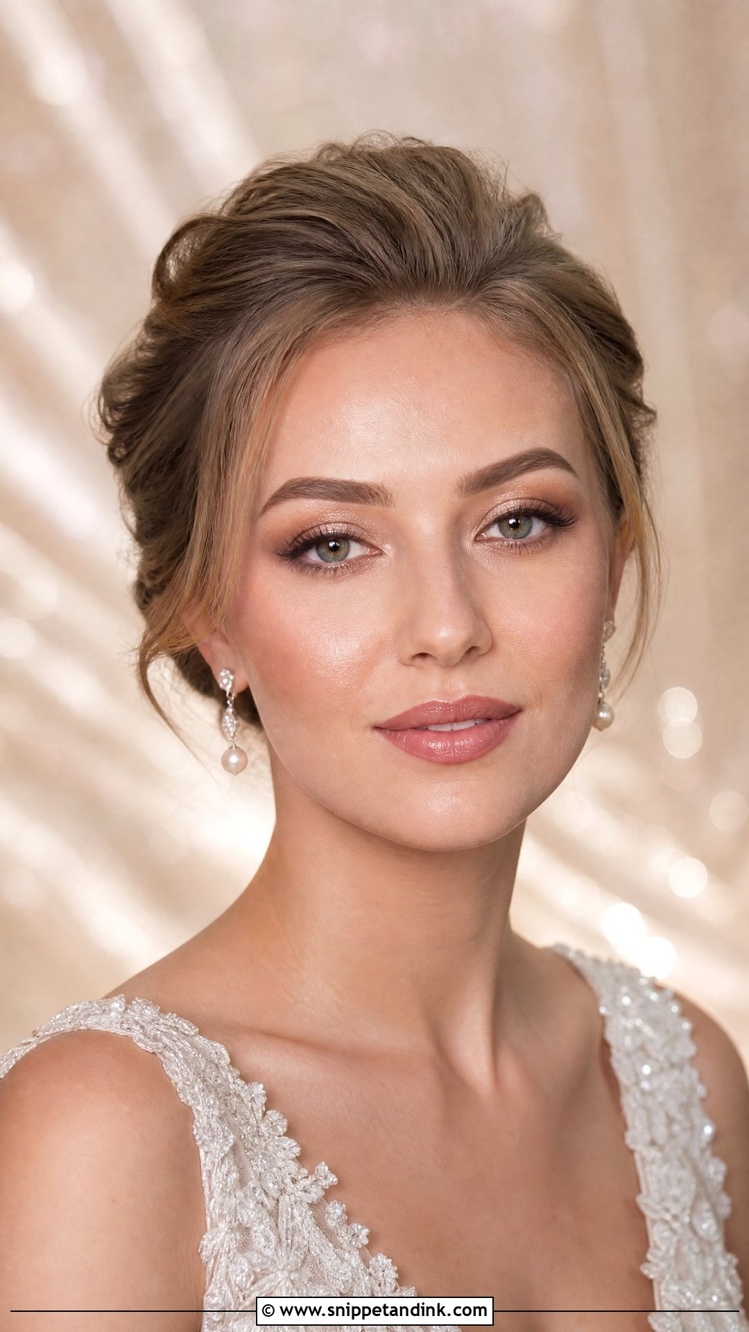 Champagne Wedding Makeup - Snippet and Ink - 20 Classy Wedding Makeup Ideas