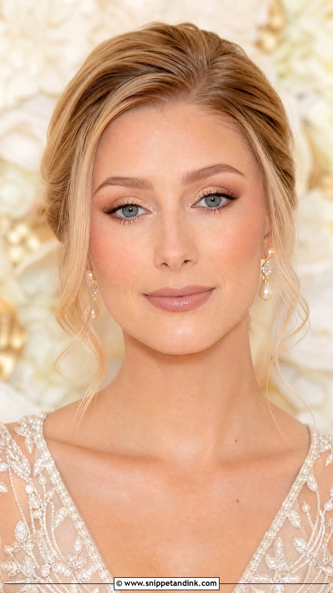 Champagne Wedding Makeup - Snippet and Ink - 25 Subtle Wedding Makeup Ideas