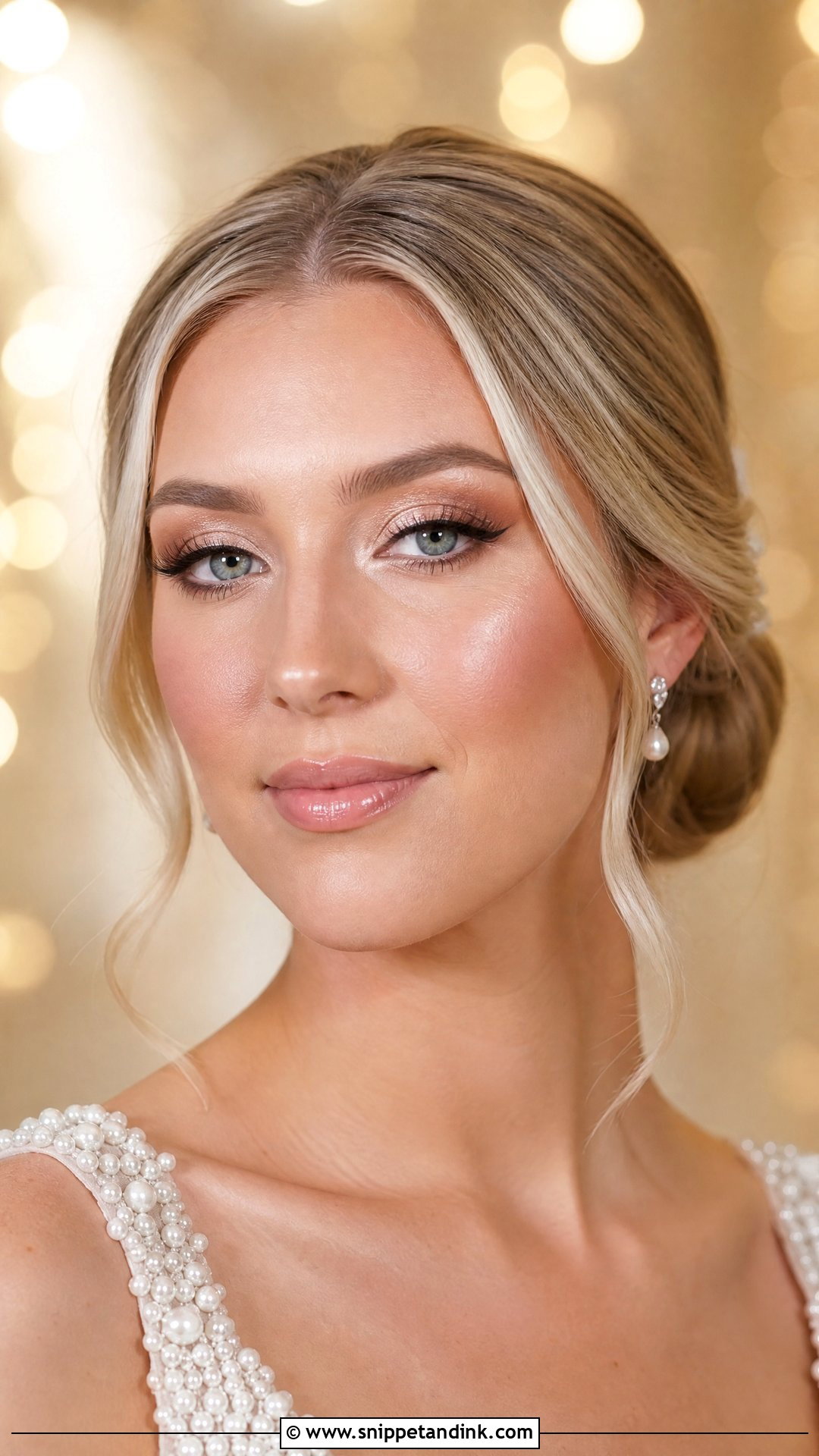 Champagne Wedding Makeup - Snippet and Ink - 30 Simple Wedding Makeup Ideas