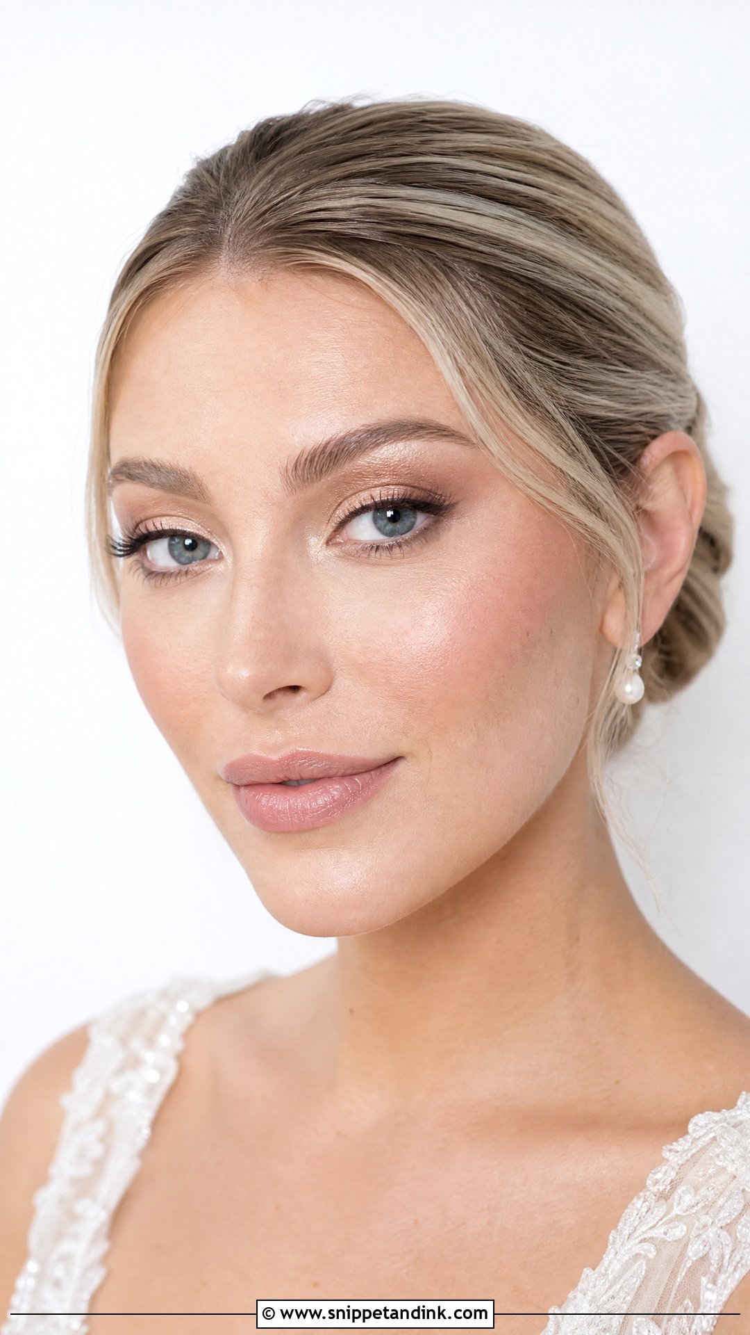 Champagne Wedding Makeup - Snippet and Ink - 35 Wedding Makeup Ideas