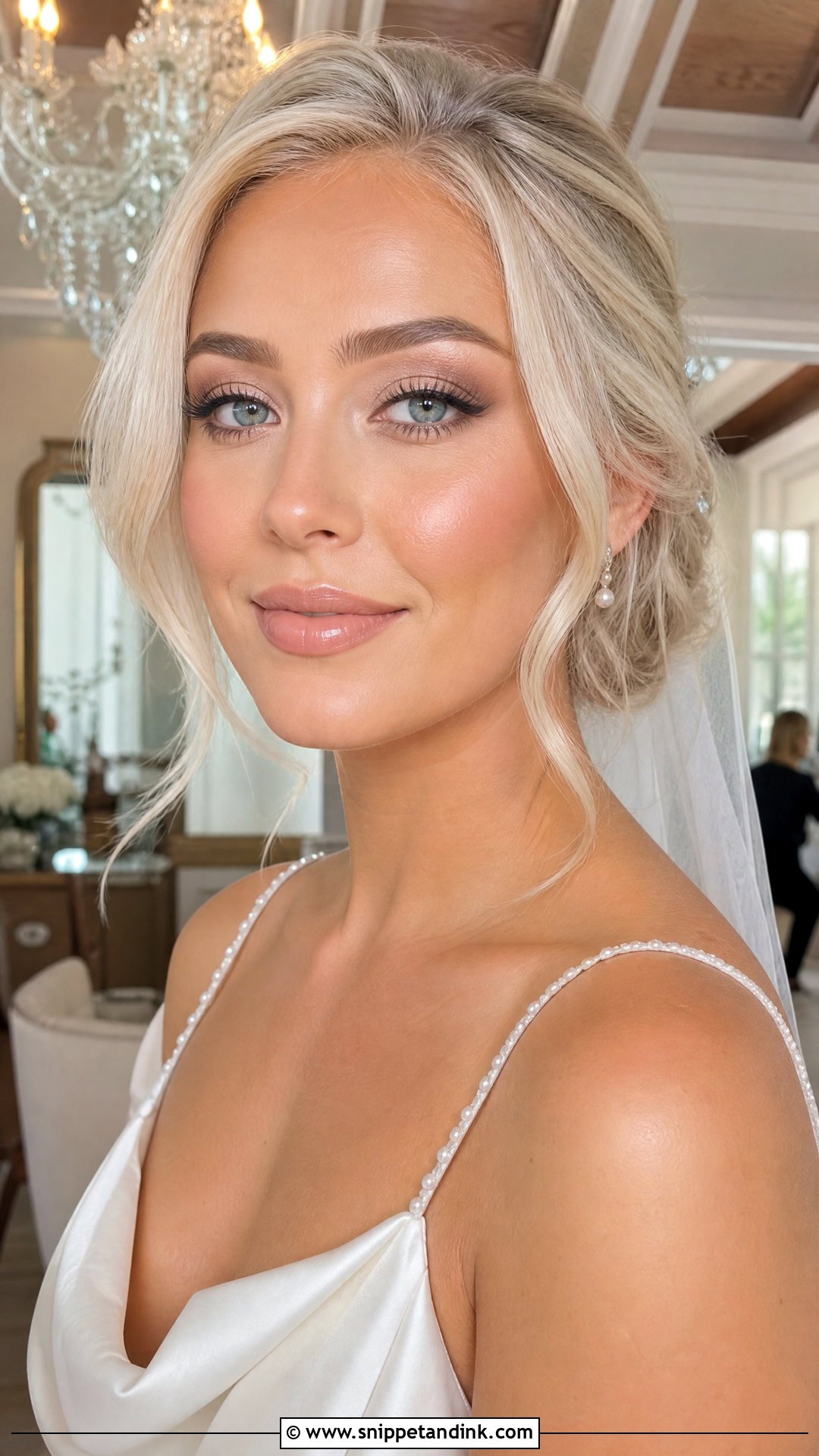Champagne Wedding Makeup - Snippet and Ink - 20 Sultry Wedding Makeup Ideas