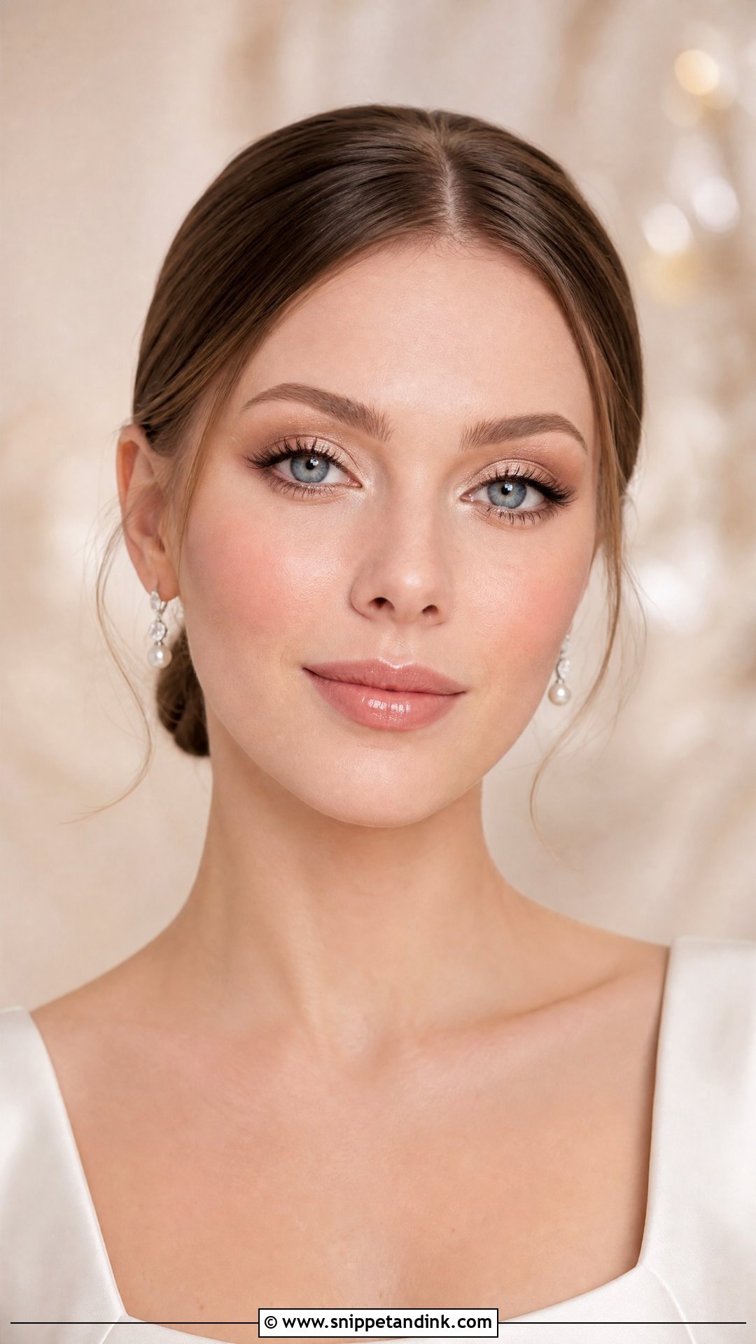 Champagne Wedding Makeup For Blue Eyes - Snippet and Ink - 20 Simple Wedding Makeup for Blue Eyes