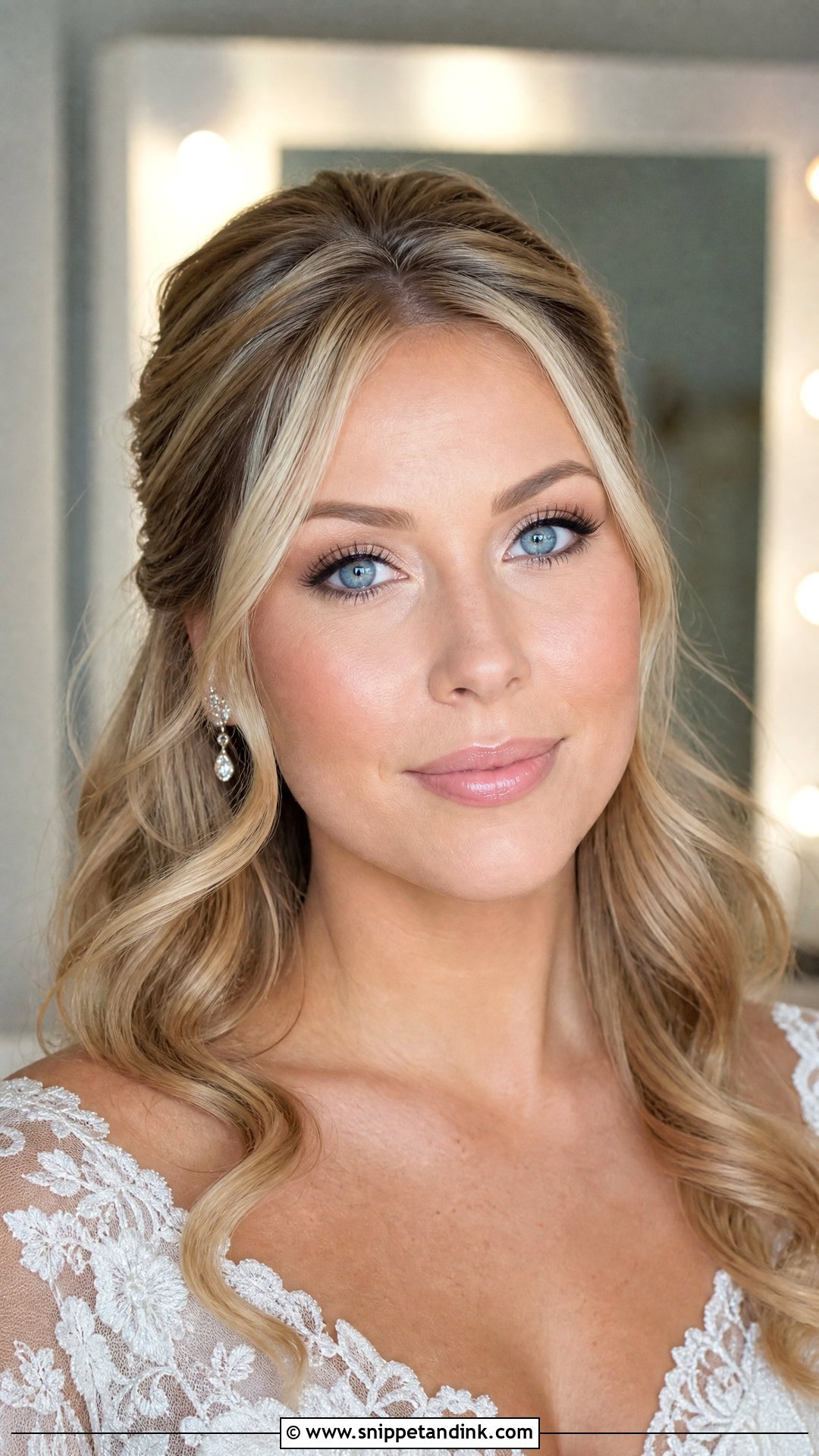 Champagne Wedding Makeup For Blue Eyes - Snippet and Ink - 25 Natural Wedding Makeup for Blue Eyes