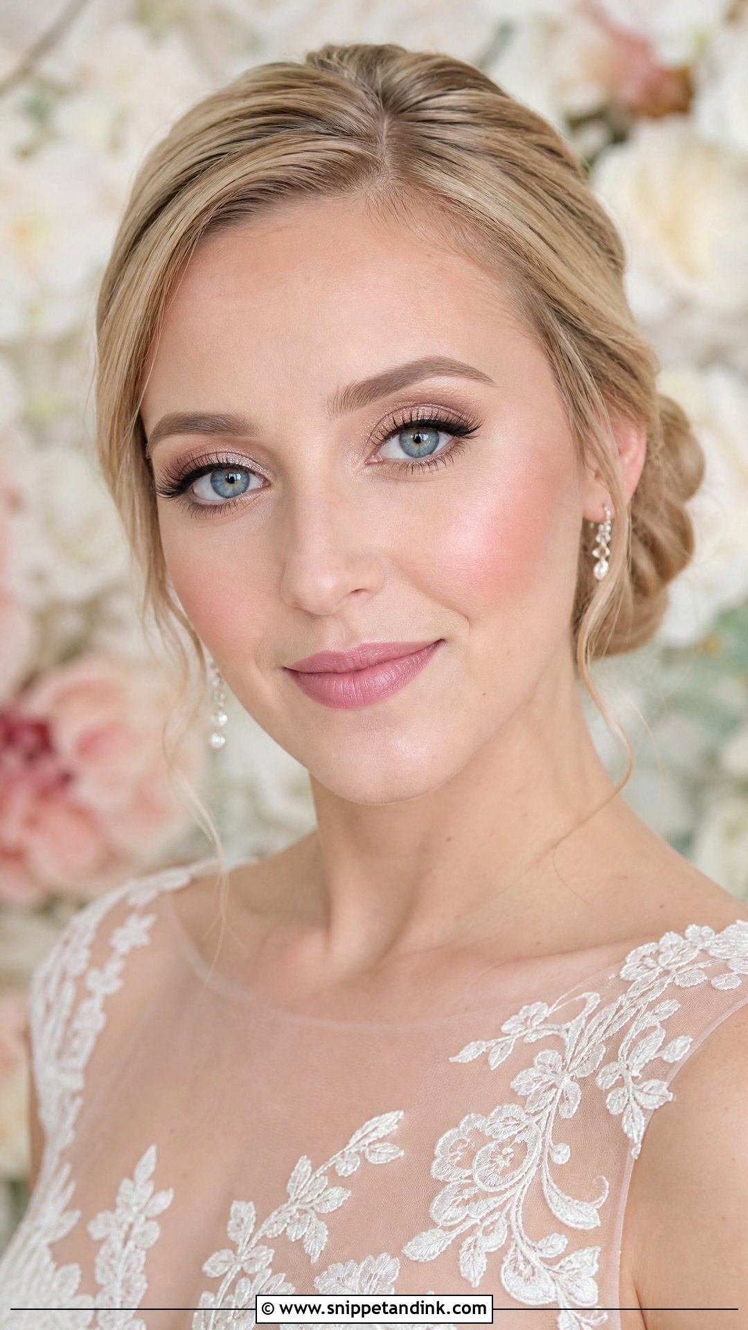 Champagne Wedding Makeup For Blue Eyes - Snippet and Ink - 35 Wedding Makeup for Blue Eyes