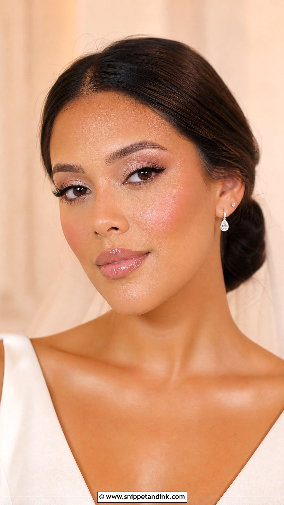 Champagne Wedding Makeup For Brown Eyes - Snippet and Ink - 25 Best Wedding Makeup for Brown Eyes