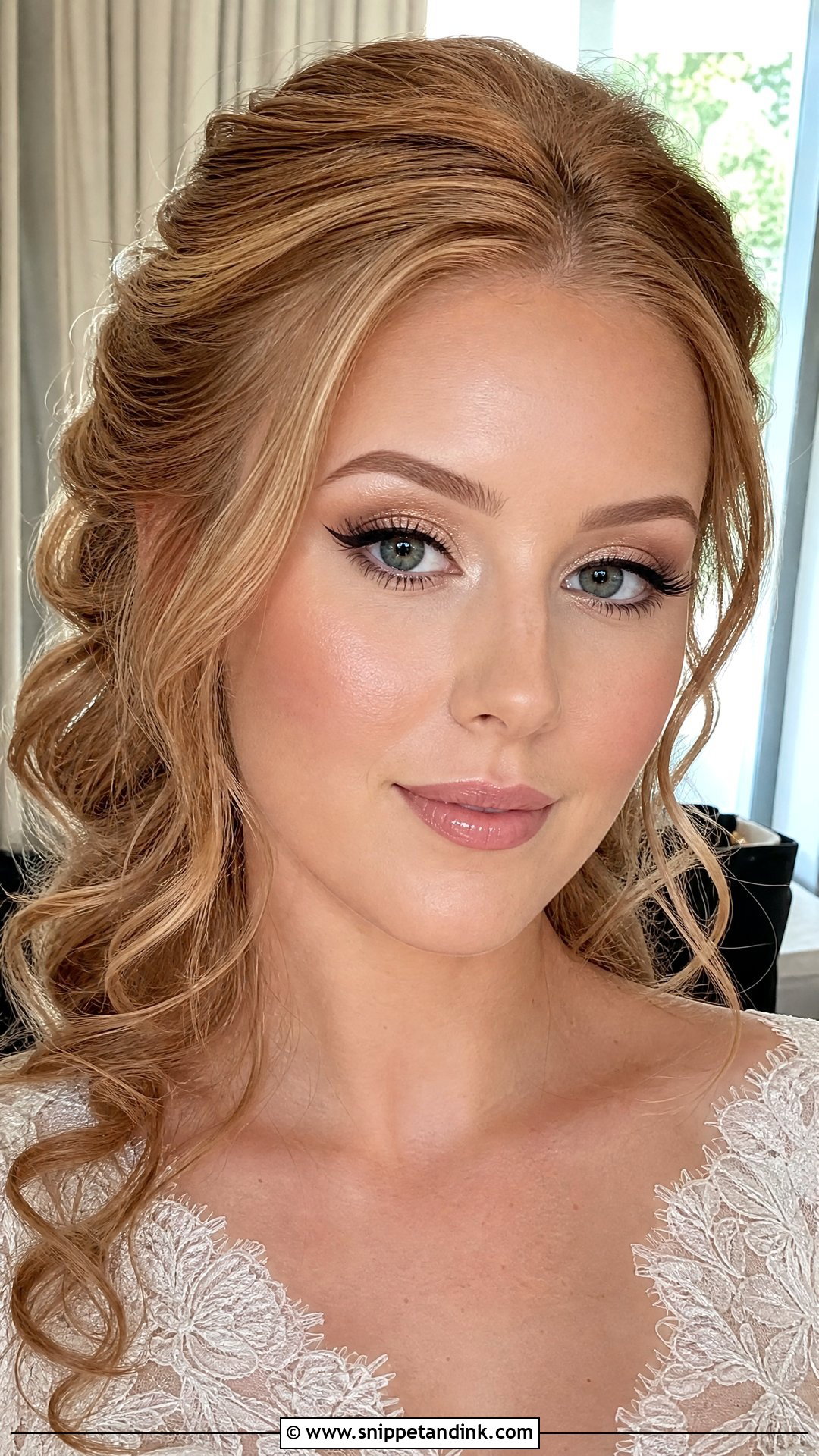 Champagne Wedding Makeup For Brown Eyes - Snippet and Ink - 20 Glowy Wedding Makeup for Brown Eyes