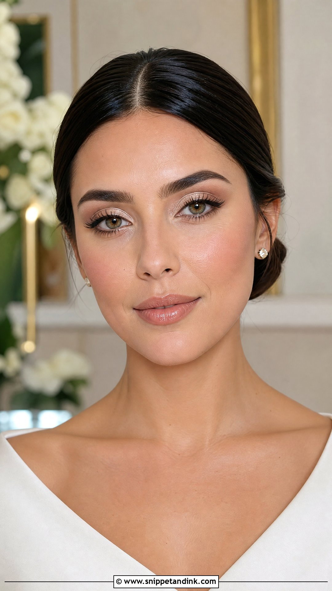 Champagne Wedding Makeup For Brunettes - Snippet and Ink - 25 Wedding Makeup for Brunettes