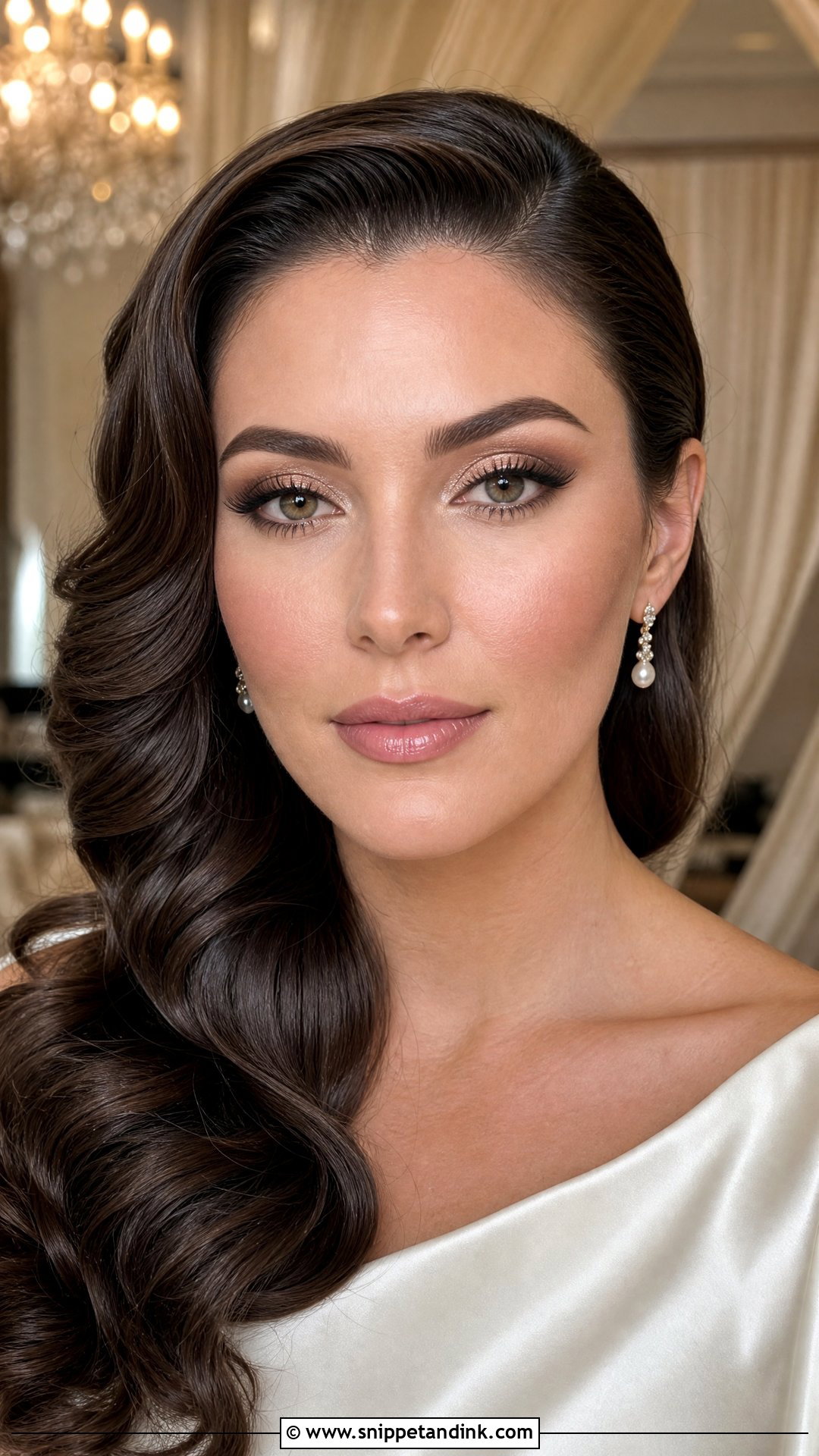 Champagne Wedding Makeup For Brunettes - Snippet and Ink - 20 Wedding Makeup Brunette Ideas