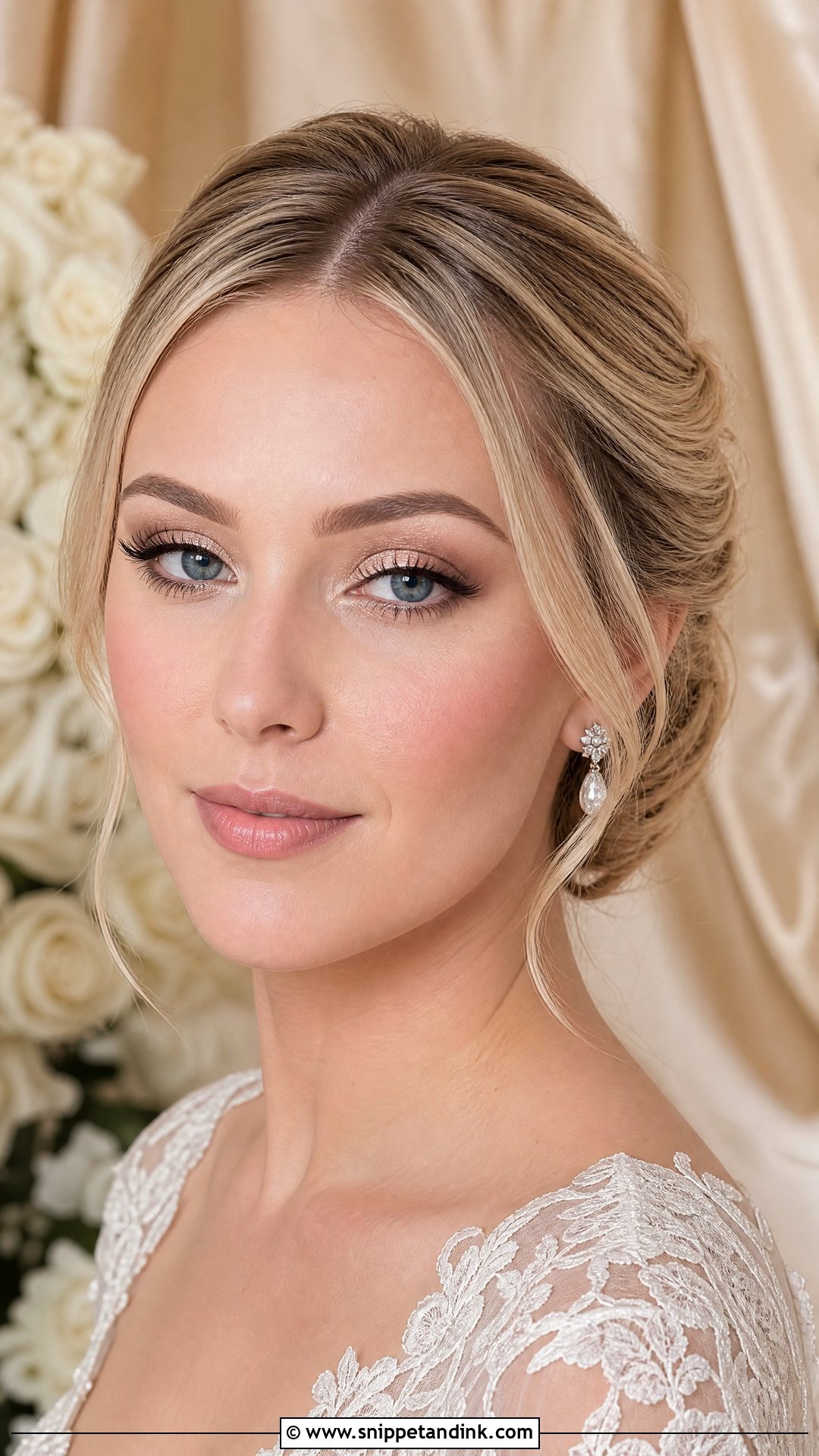 Champagne Wedding Makeup For Fair Skin - Snippet and Ink - 20 Wedding Makeup Fair Skin Ideas