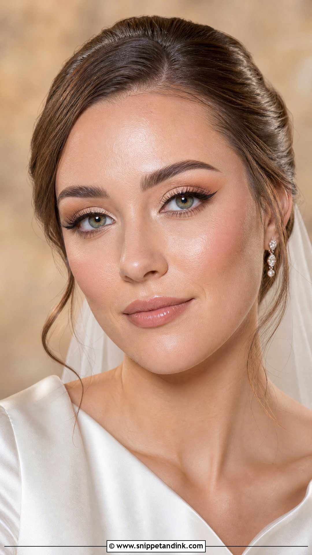 Champagne Wedding Makeup For Green Eyes - Snippet and Ink - 20 Green Eye Wedding Makeup Ideas