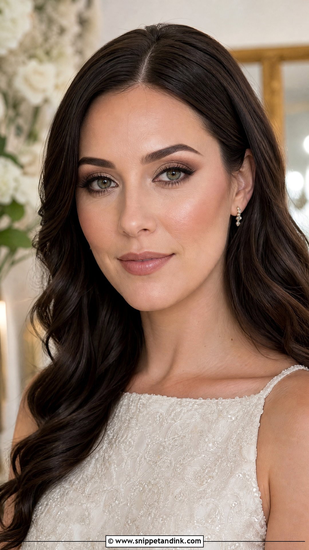 Champagne Wedding Makeup For Green Eyes Brunette - Snippet and Ink - 20 Natural Wedding Makeup for Green Eyes Brunette