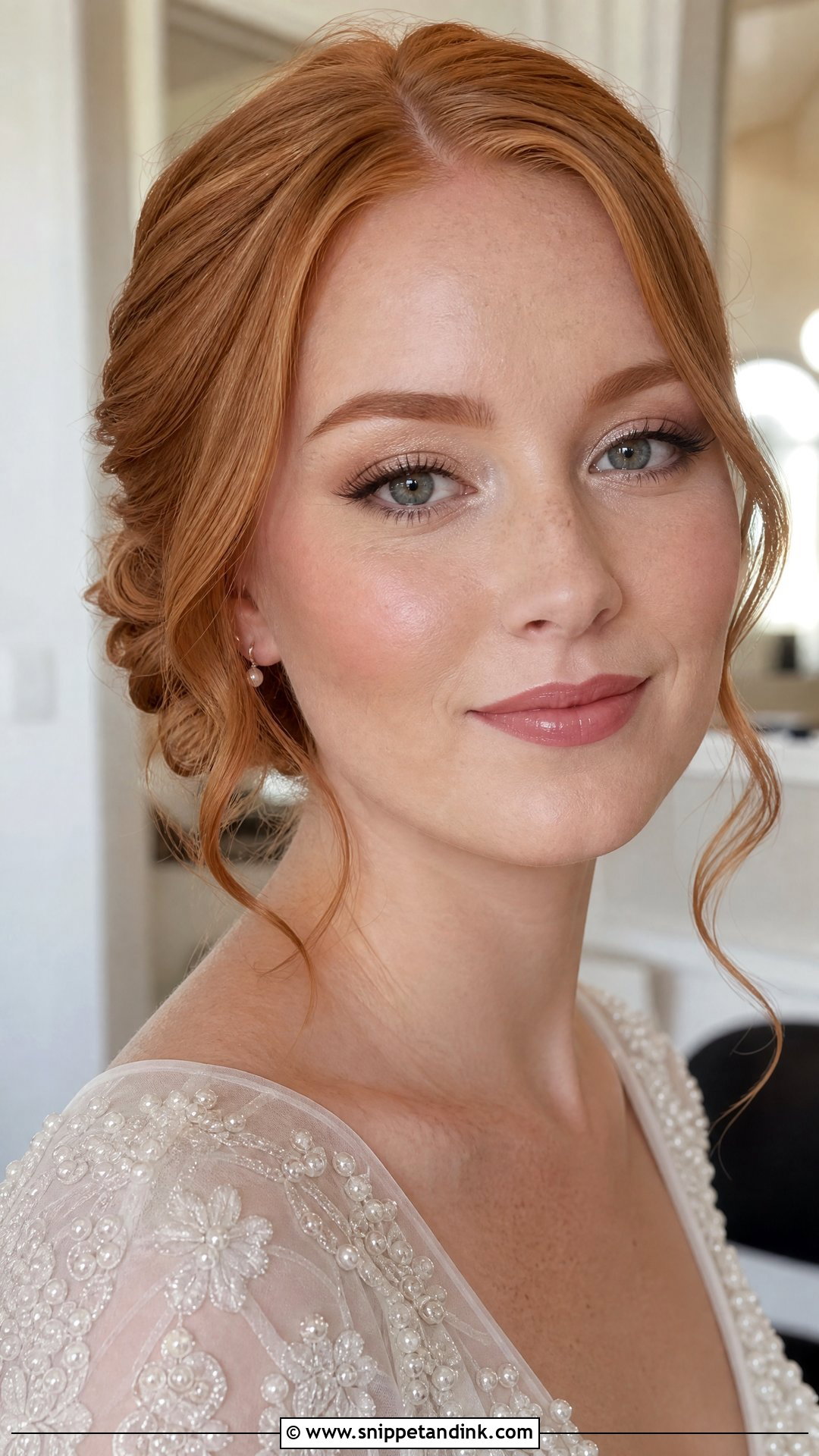 Champagne Wedding Makeup For Redheads - Snippet and Ink - 25 Wedding Makeup Redhead Ideas
