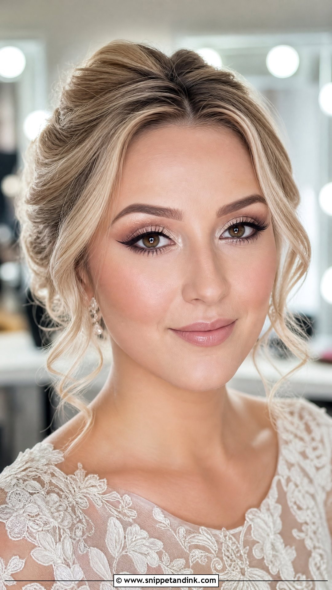 Champagne Wedding Makeup for Brown Eyes - Snippet and Ink - 35 Wedding Makeup for Brown Eyes