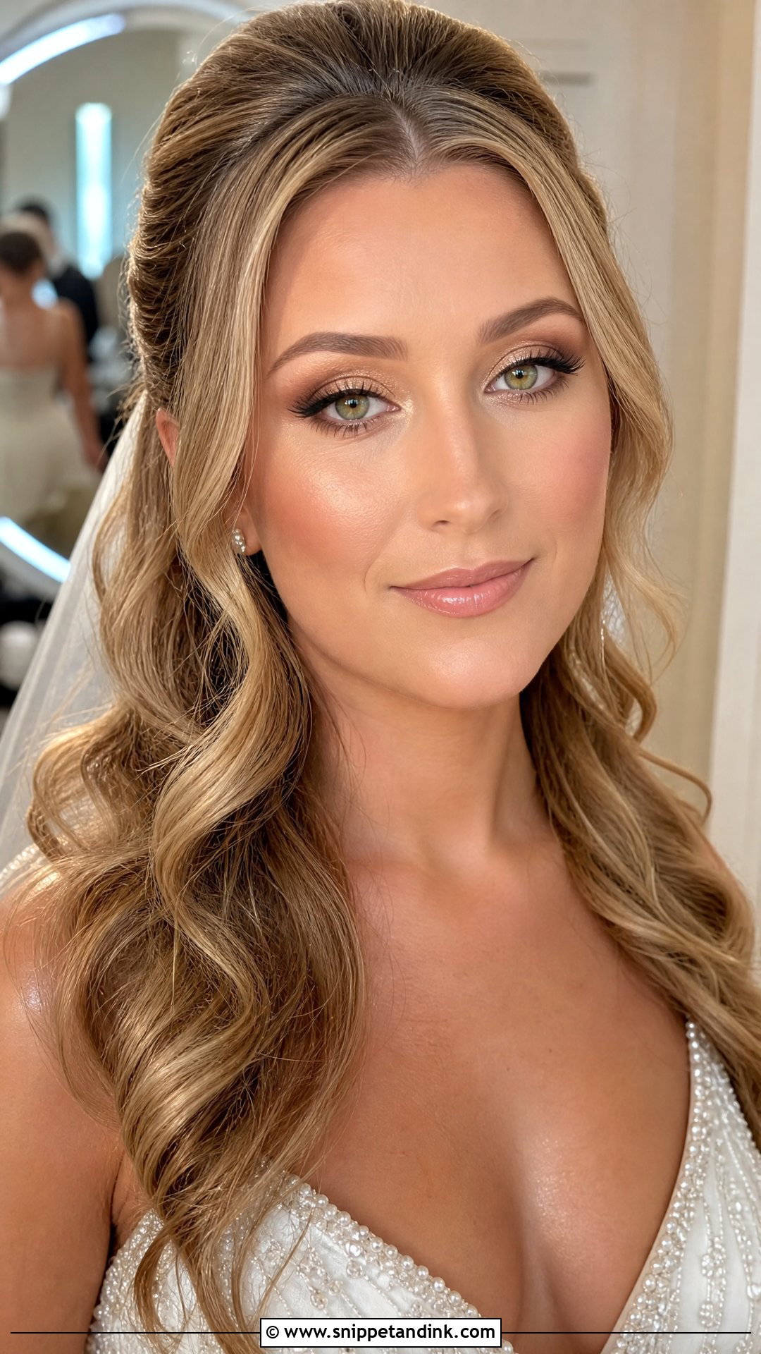 Champagne Wedding Makeup for Green Eyes - Snippet and Ink - 20 Natural Wedding Make Up for Green Eyes