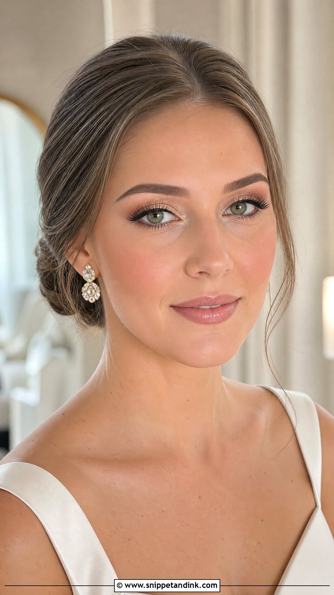 Champagne Wedding Makeup for Green Eyes - Snippet and Ink - 20 Soft Wedding Makeup for Green Eyes
